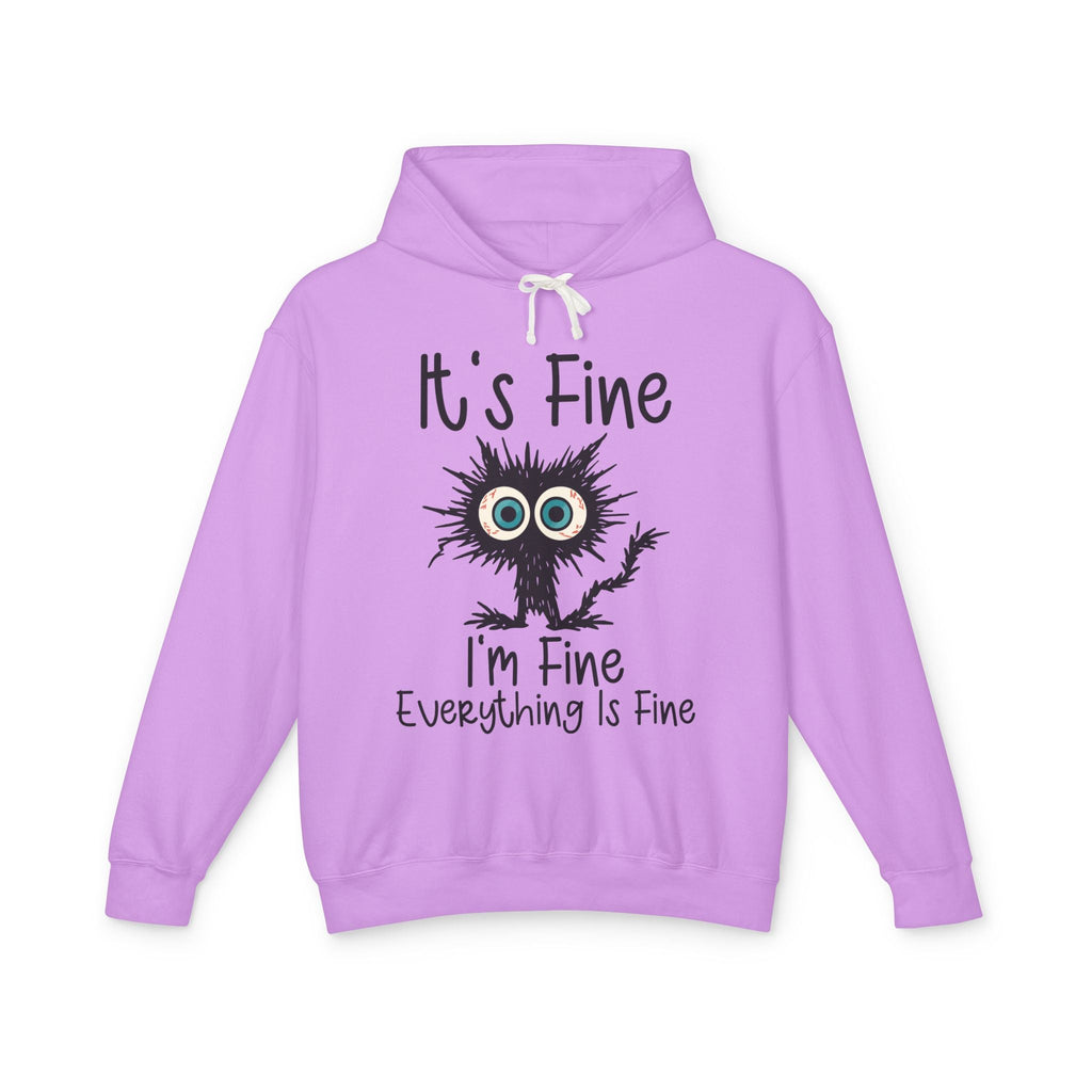 Women's Graphic Hooded Sweatshirt - It's Fine I'm Fine Everything Is Fine | Hoodie by atgodanddesigns