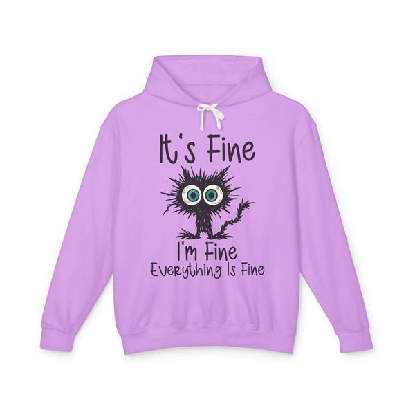 Women's Graphic Hooded Sweatshirt - It's Fine I'm Fine Everything Is Fine | Hoodie by atgodanddesigns