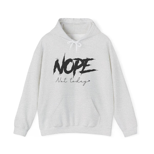 Women's Graphic Hooded Sweatshirt - Nope Not Today | Hoodie by atgodanddesigns