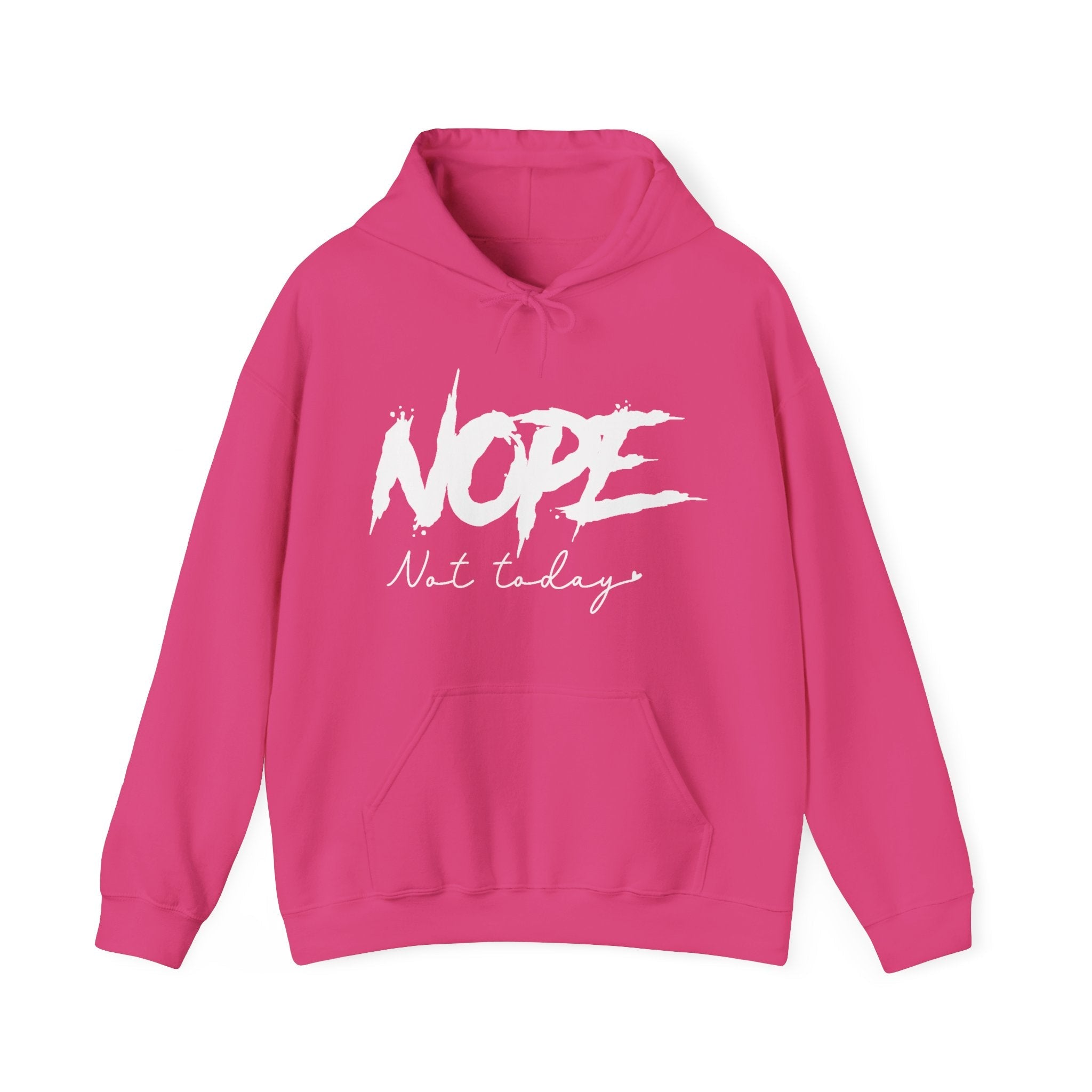 Women's Graphic Hooded Sweatshirt - Nope Not Today | Hoodie by atgodanddesigns