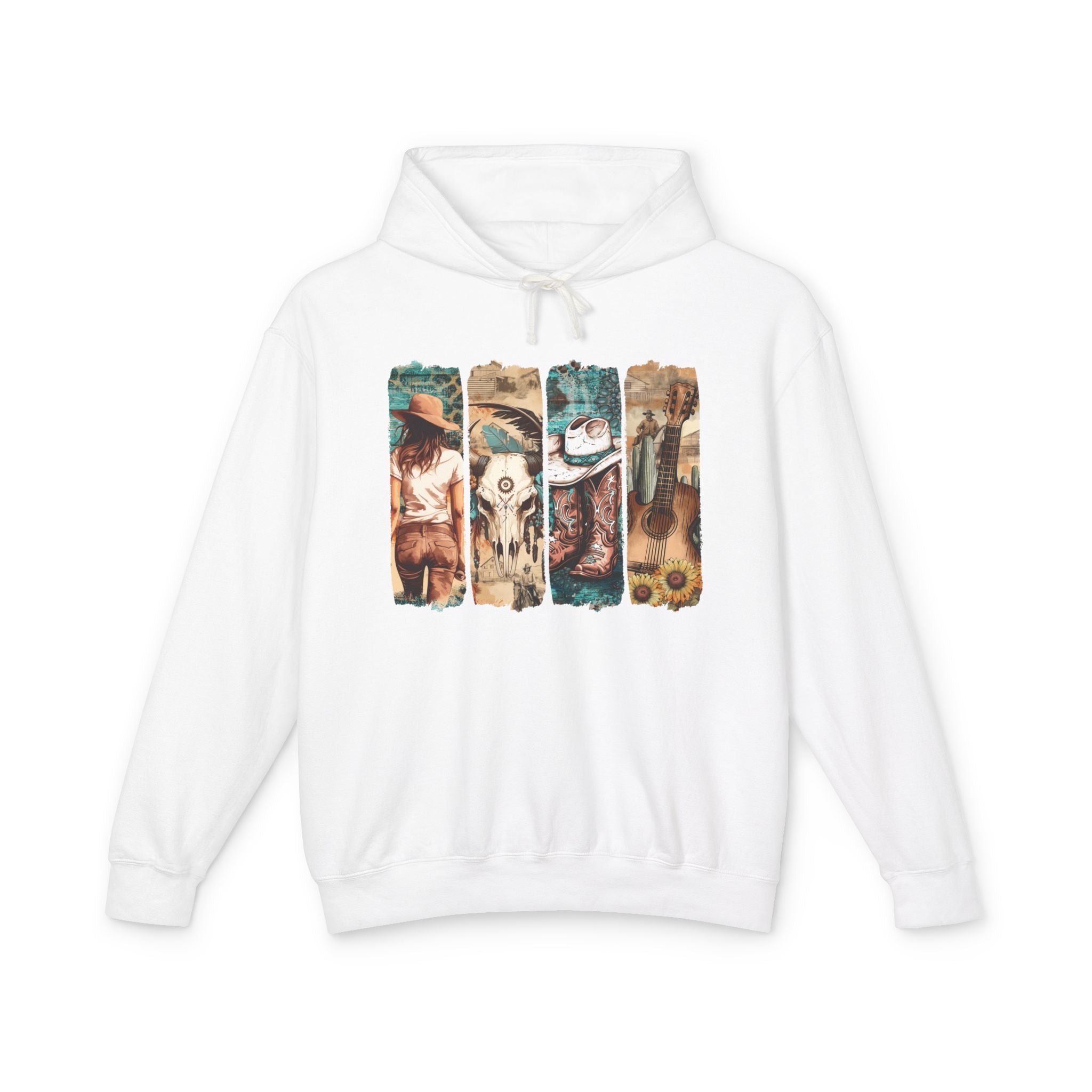 Women's Graphic Hoodie - Vintage Western | Hoodie by atgodanddesigns