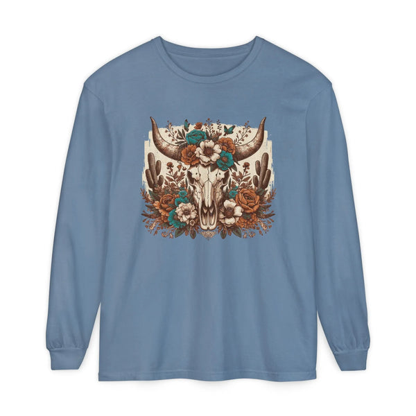 Women's Graphic Long Sleeve - Skull | Long - sleeve by atgodanddesigns