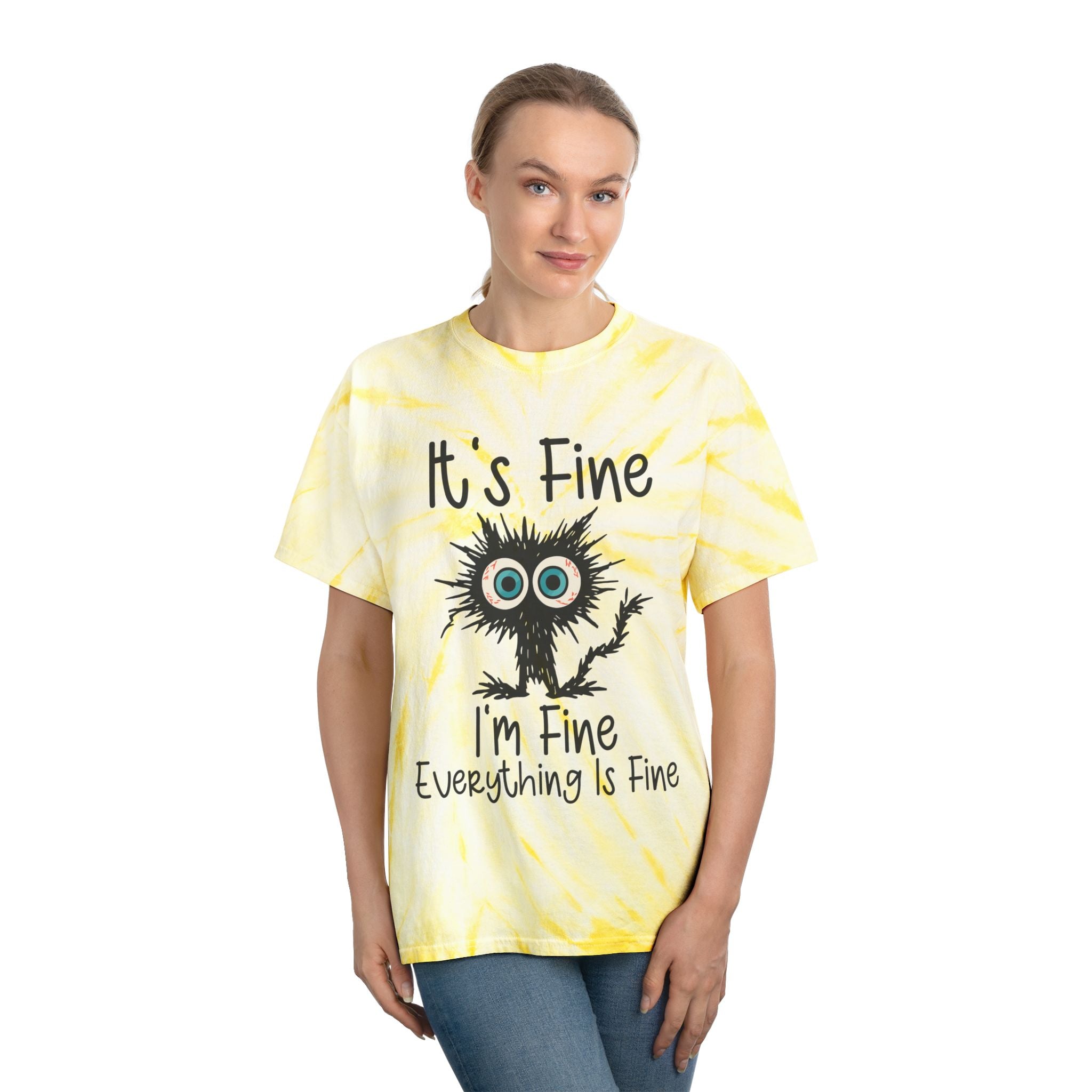 Women's Graphic T-Shirt - It's Fine I'm Fine Everything Is Fine | T-Shirt by atgodanddesigns