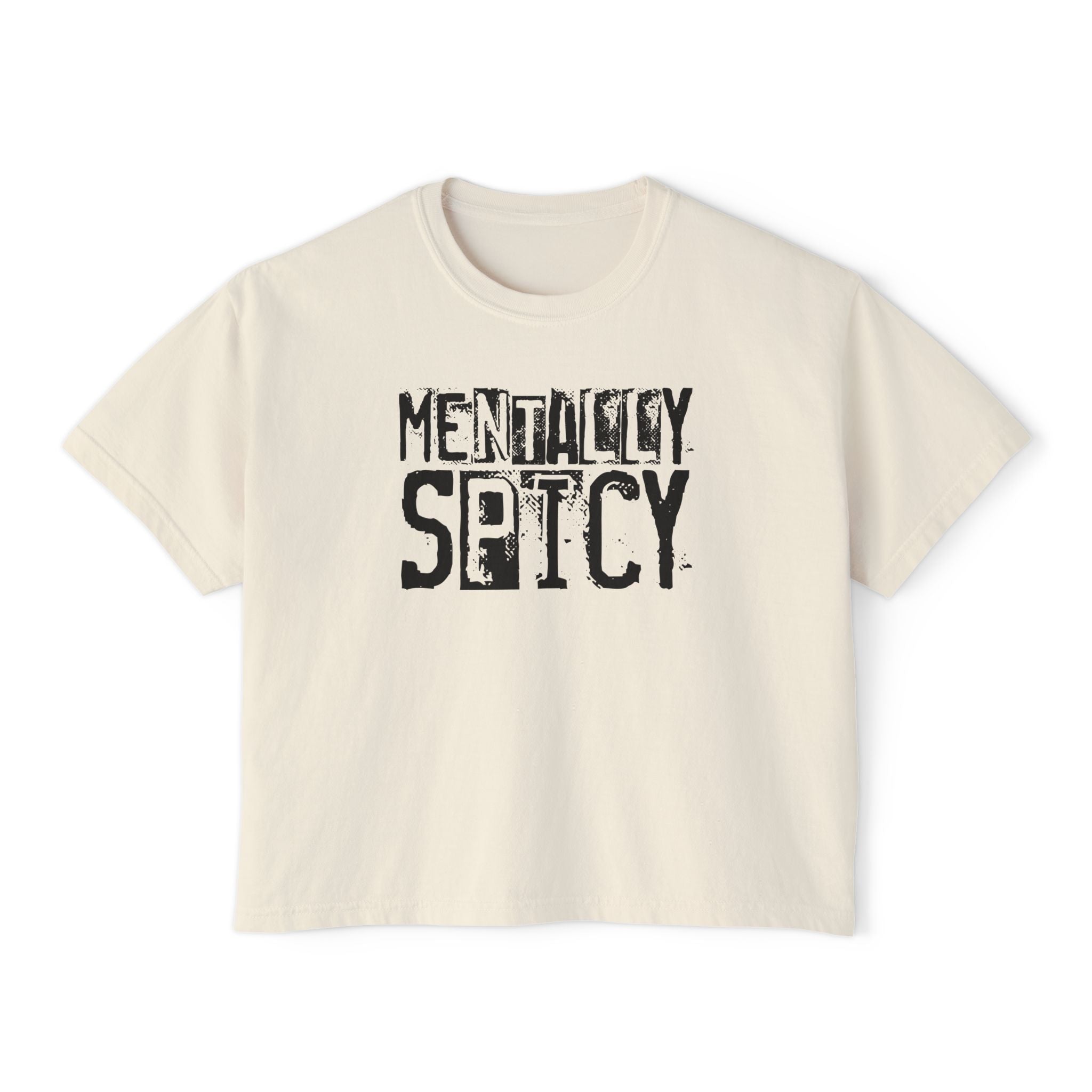 Women's Graphic T-Shirt - Mentally Spicy | T-Shirt by atgodanddesigns