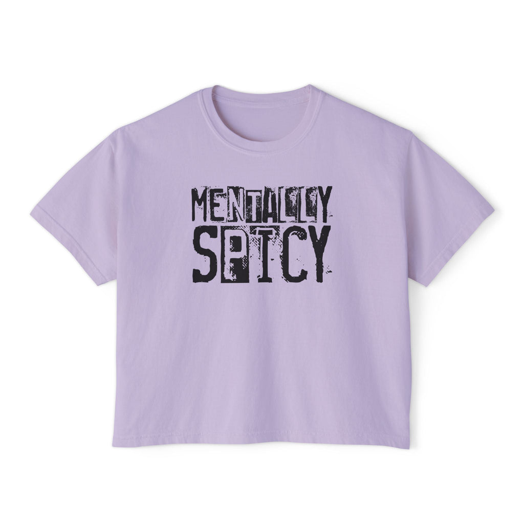 Women's Graphic T-Shirt - Mentally Spicy | T-Shirt by atgodanddesigns