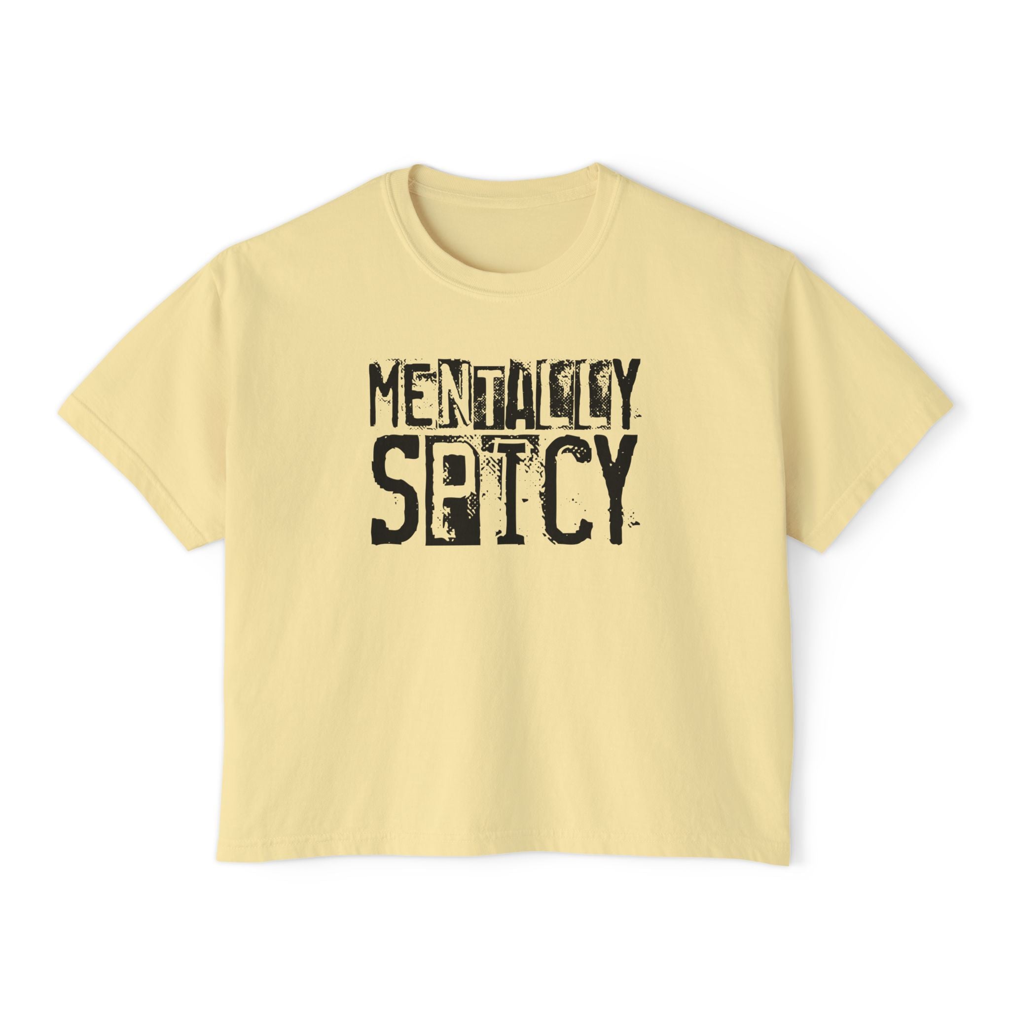 Women's Graphic T-Shirt - Mentally Spicy | T-Shirt by atgodanddesigns