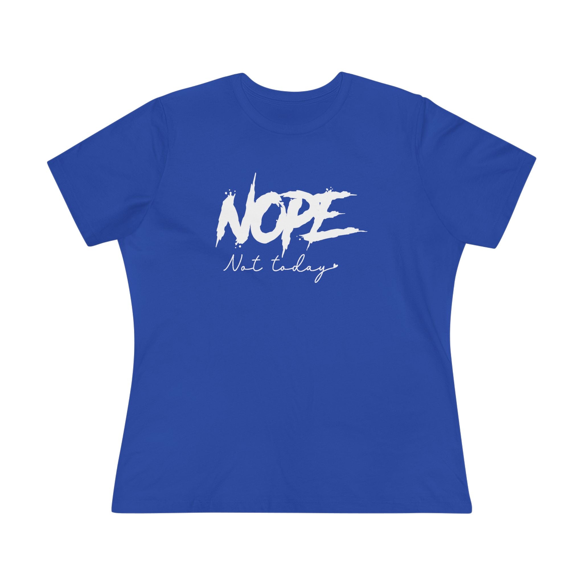Women's Graphic T-Shirt - Nope Not Today | T-Shirt by atgodanddesigns