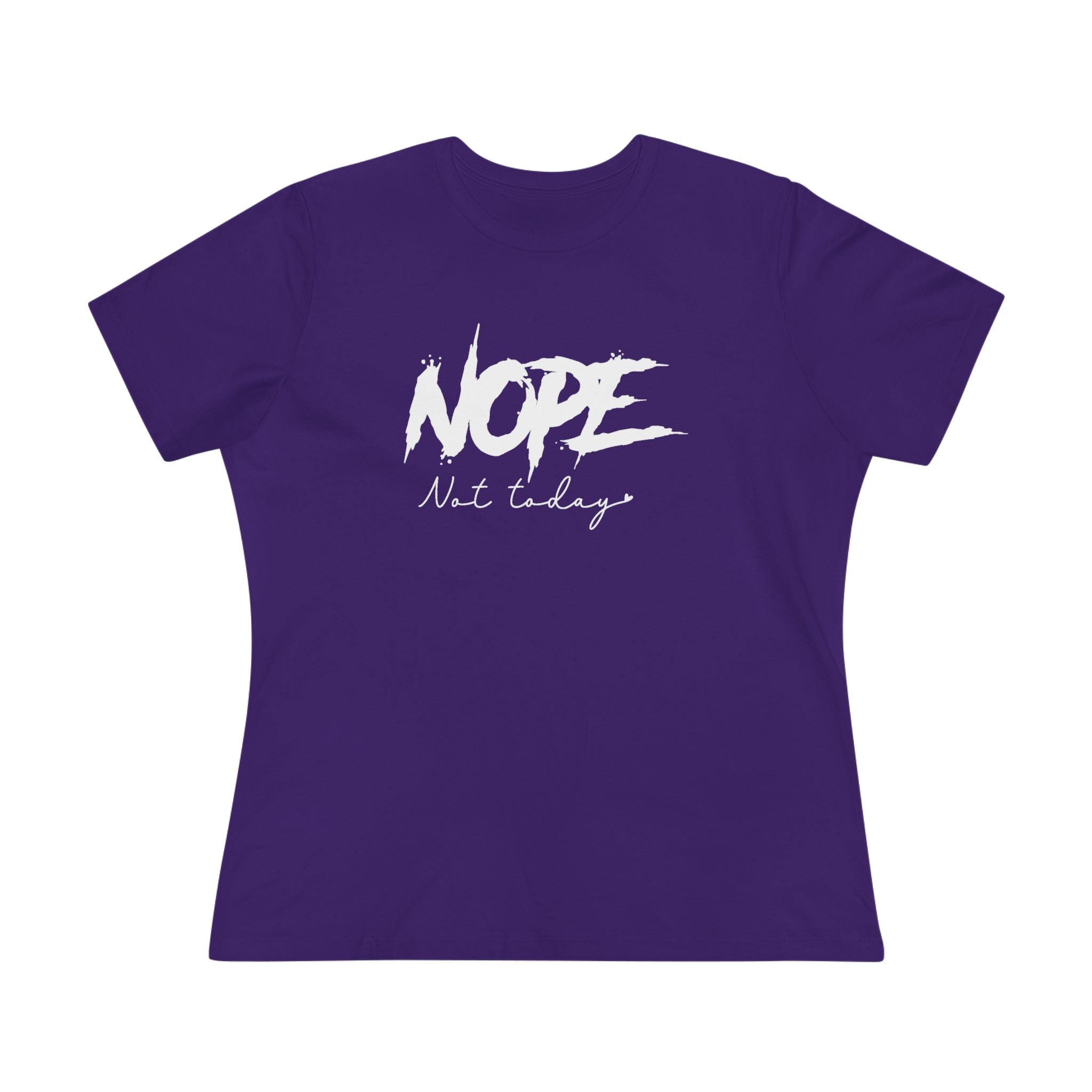 Women's Graphic T-Shirt - Nope Not Today | T-Shirt by atgodanddesigns