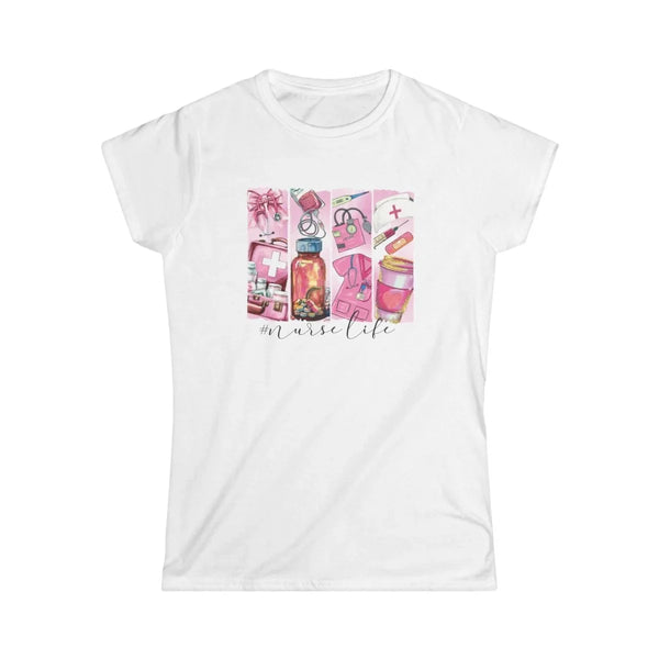 Women's Graphic T-Shirt - Nurse Life | T-Shirt by atgodanddesigns