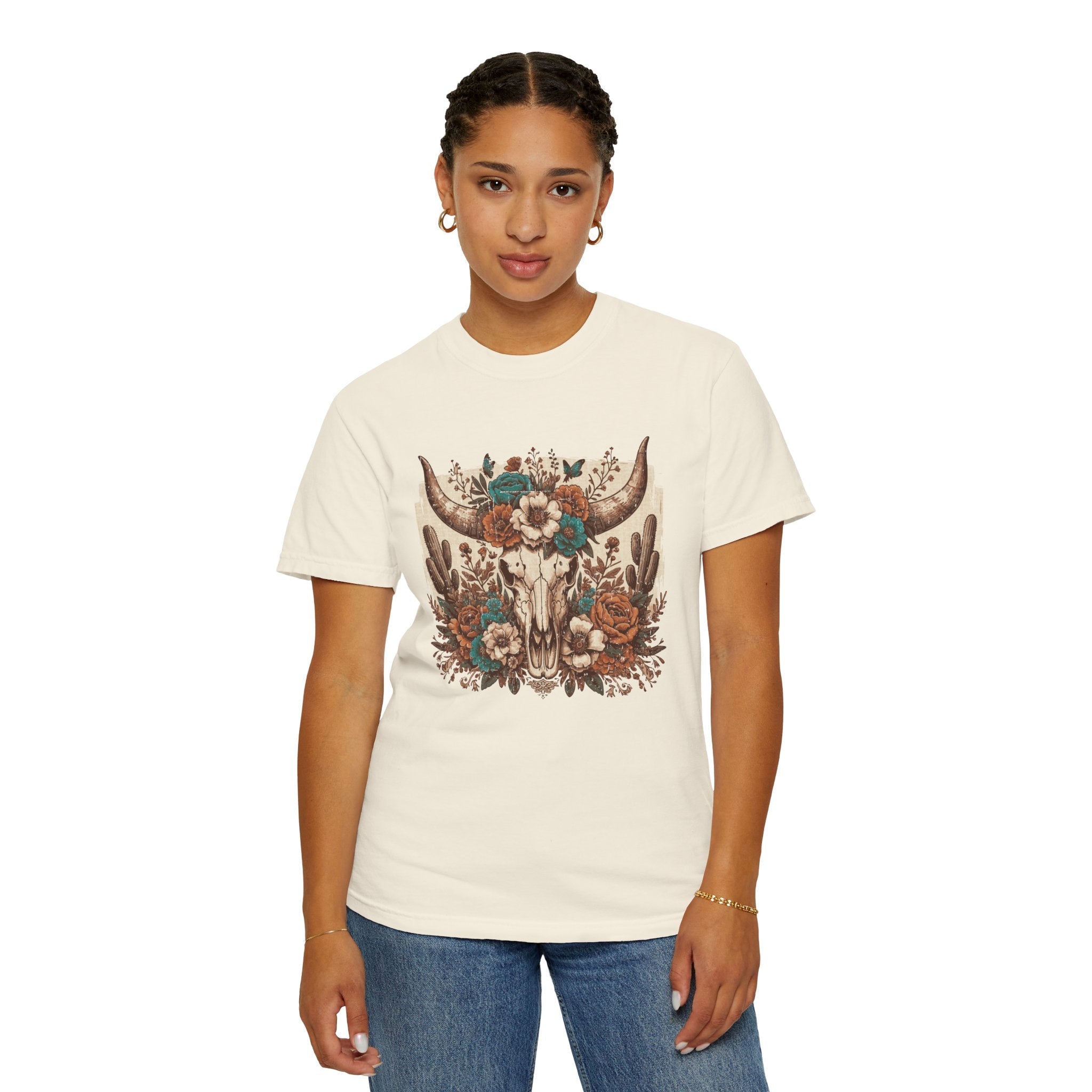Women's Graphic T-Shirt - Skull | T-Shirt by atgodanddesigns
