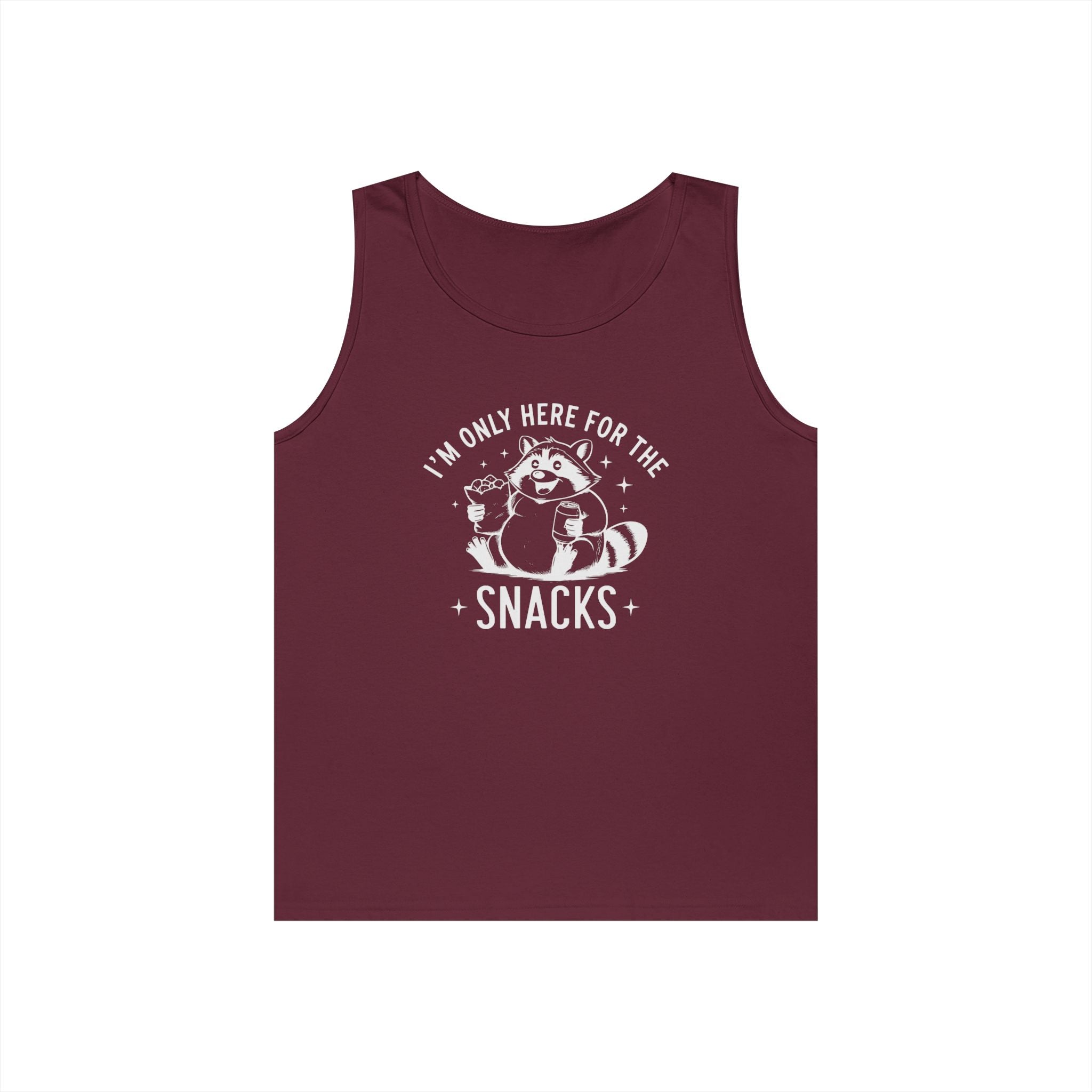 Women's Graphic Tank - I'm Only Here For The Snacks | Tank Top by atgodanddesigns