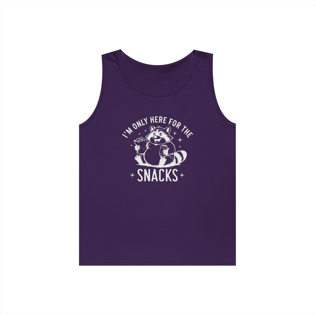 Women's Graphic Tank - I'm Only Here For The Snacks | Tank Top by atgodanddesigns