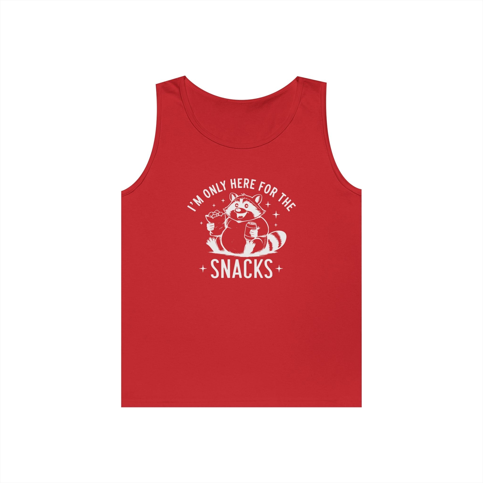 Women's Graphic Tank - I'm Only Here For The Snacks | Tank Top by atgodanddesigns