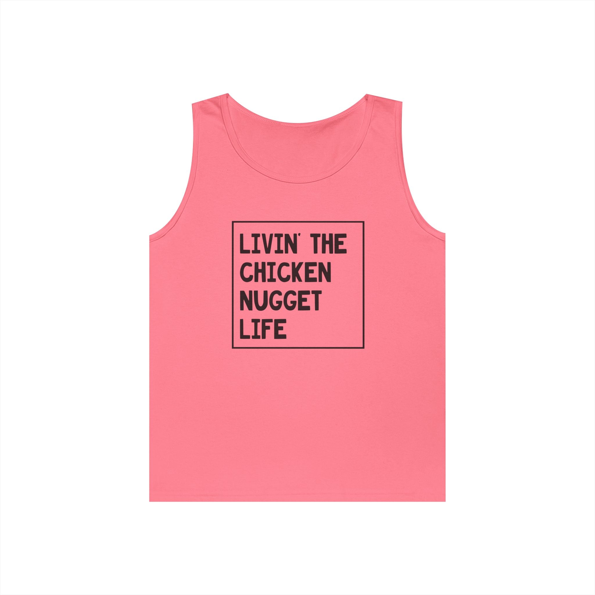 Women's Graphic Tank - Livin' The Chicken Nugget Life | Tank Top by atgodanddesigns