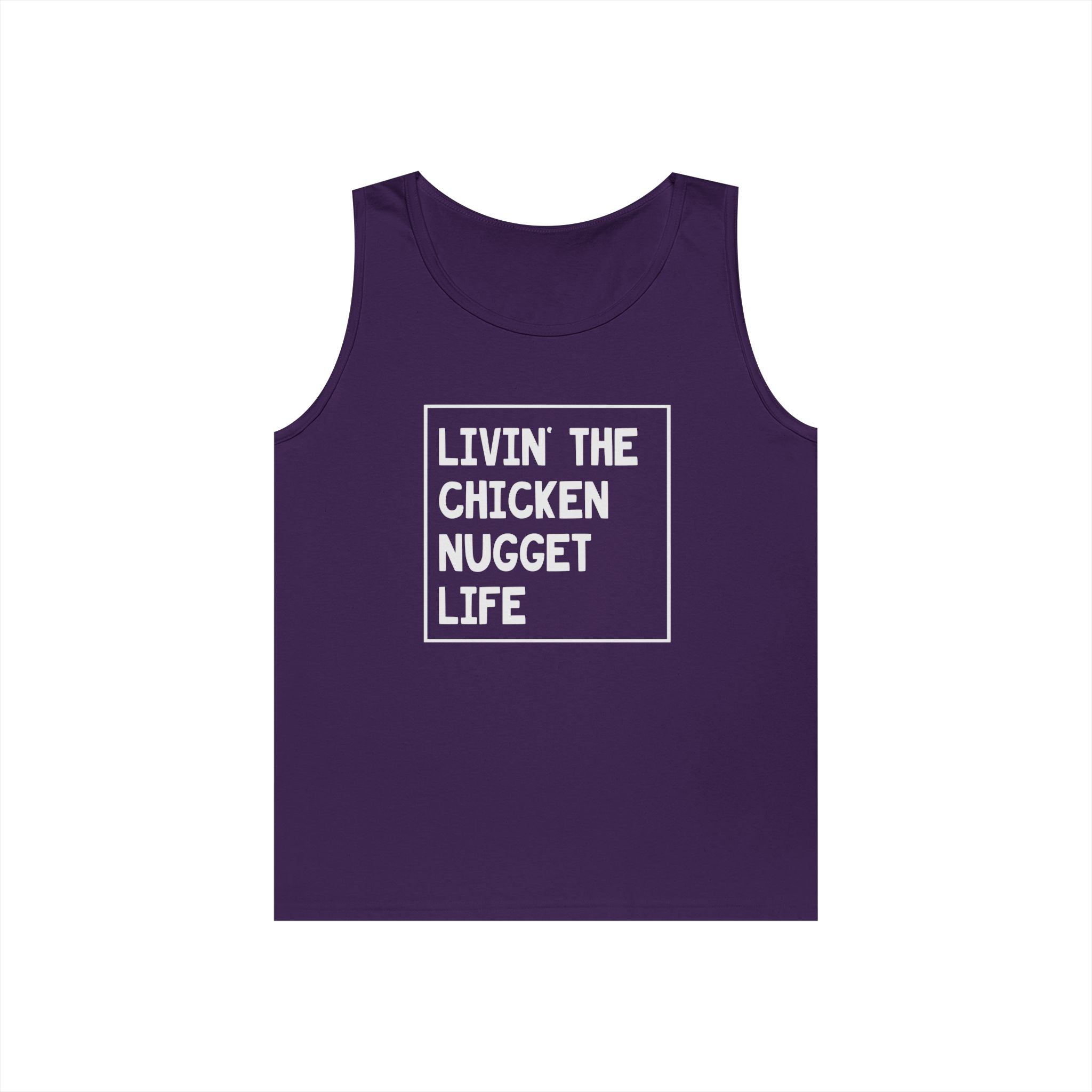 Women's Graphic Tank - Livin' The Chicken Nugget Life | Tank Top by atgodanddesigns