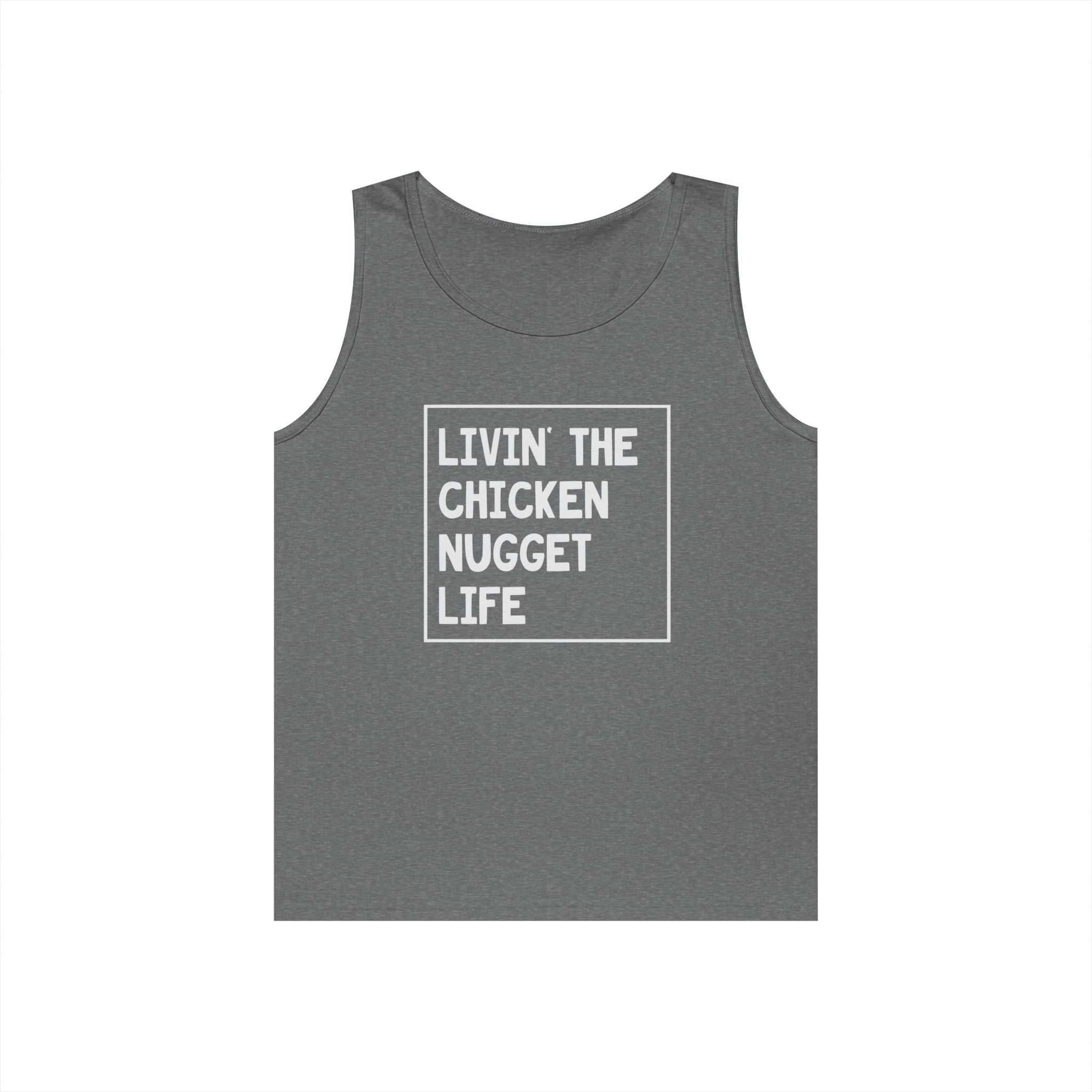 Women's Graphic Tank - Livin' The Chicken Nugget Life | Tank Top by atgodanddesigns