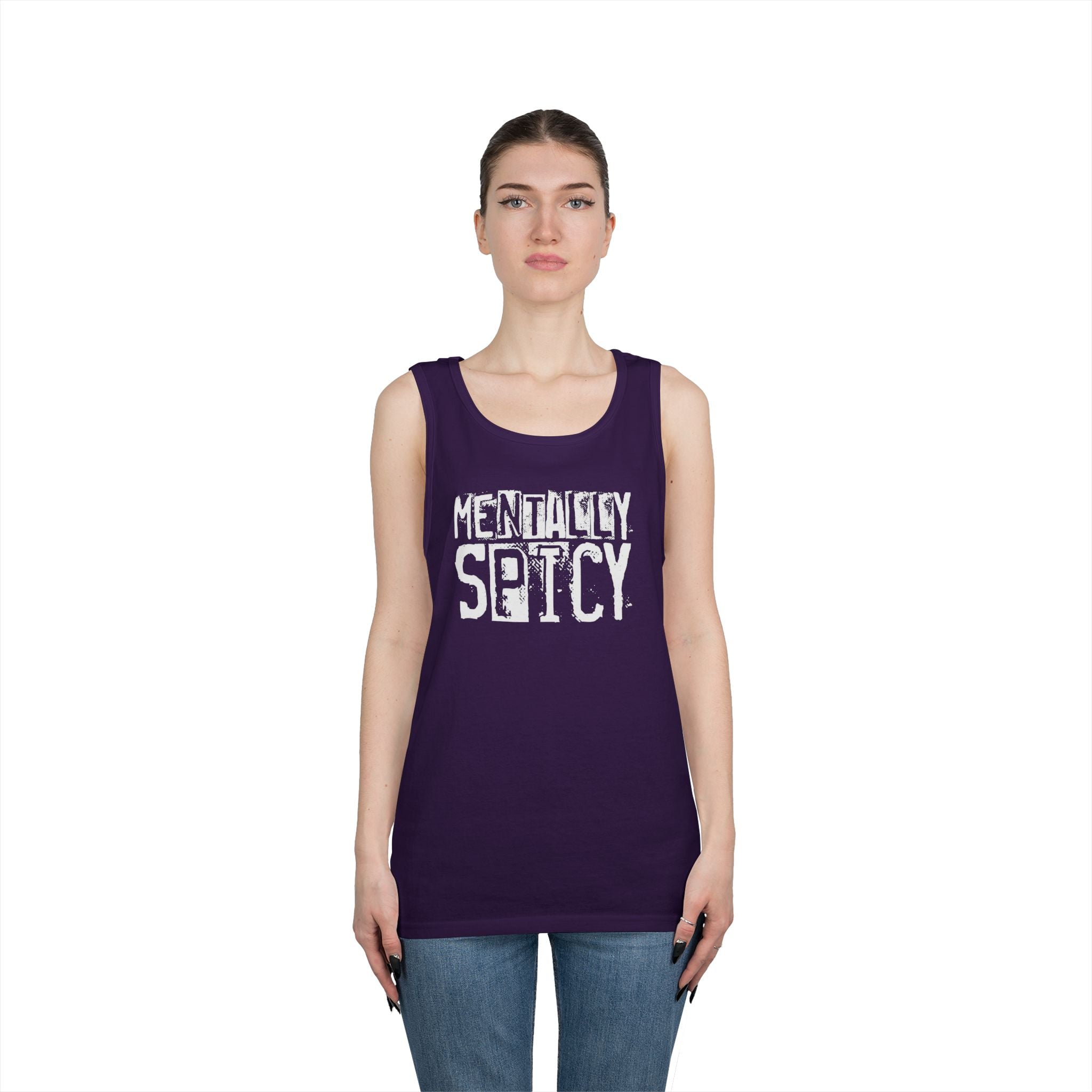 Women's Graphic Tank - Mentally Spicy | Tank Top by atgodanddesigns
