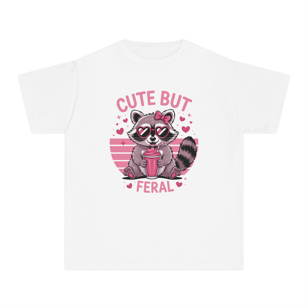 Youth Graphic Girls T-Shirt - Cute But Feral | Kids clothes by atgodanddesigns