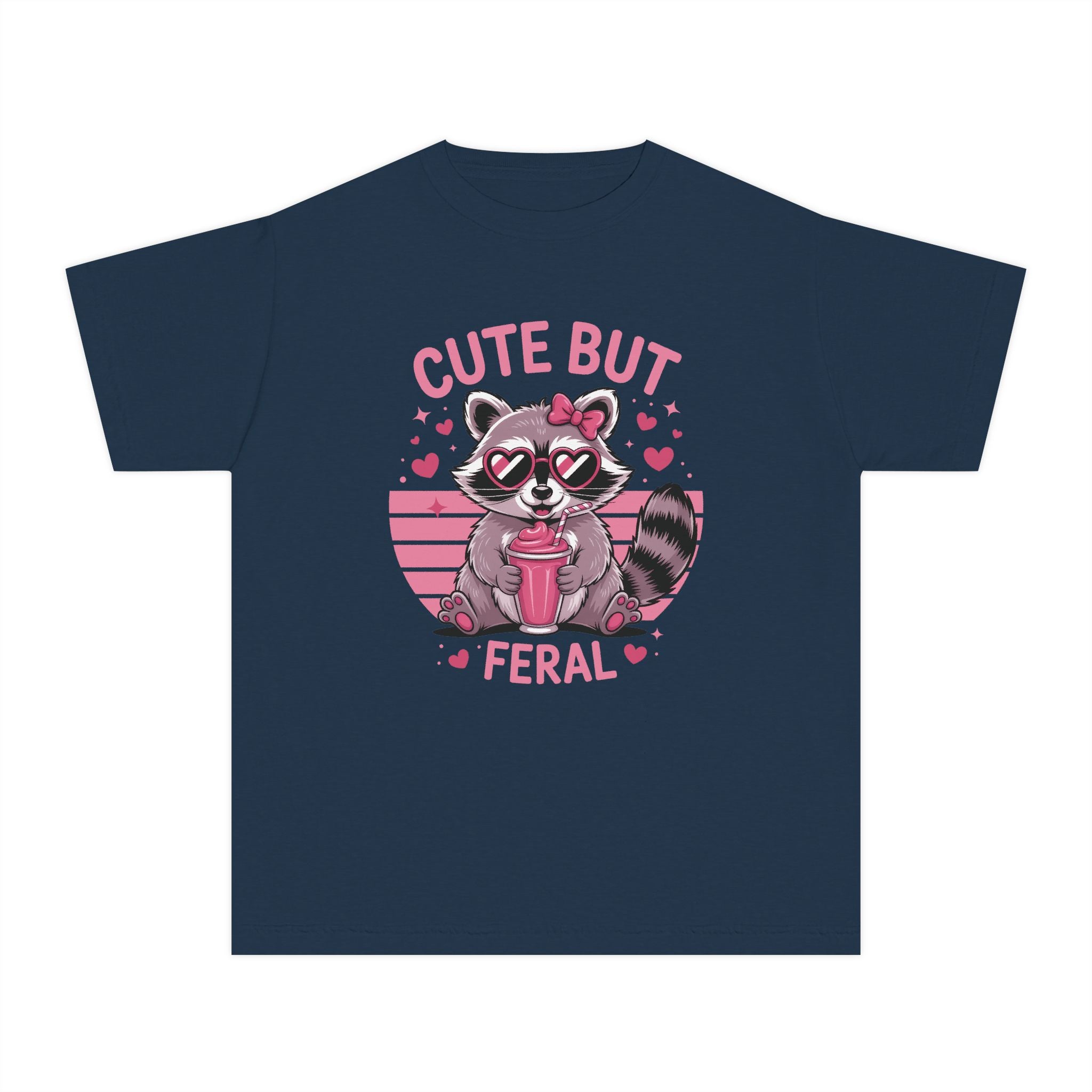 Youth Graphic Girls T-Shirt - Cute But Feral | Kids clothes by atgodanddesigns