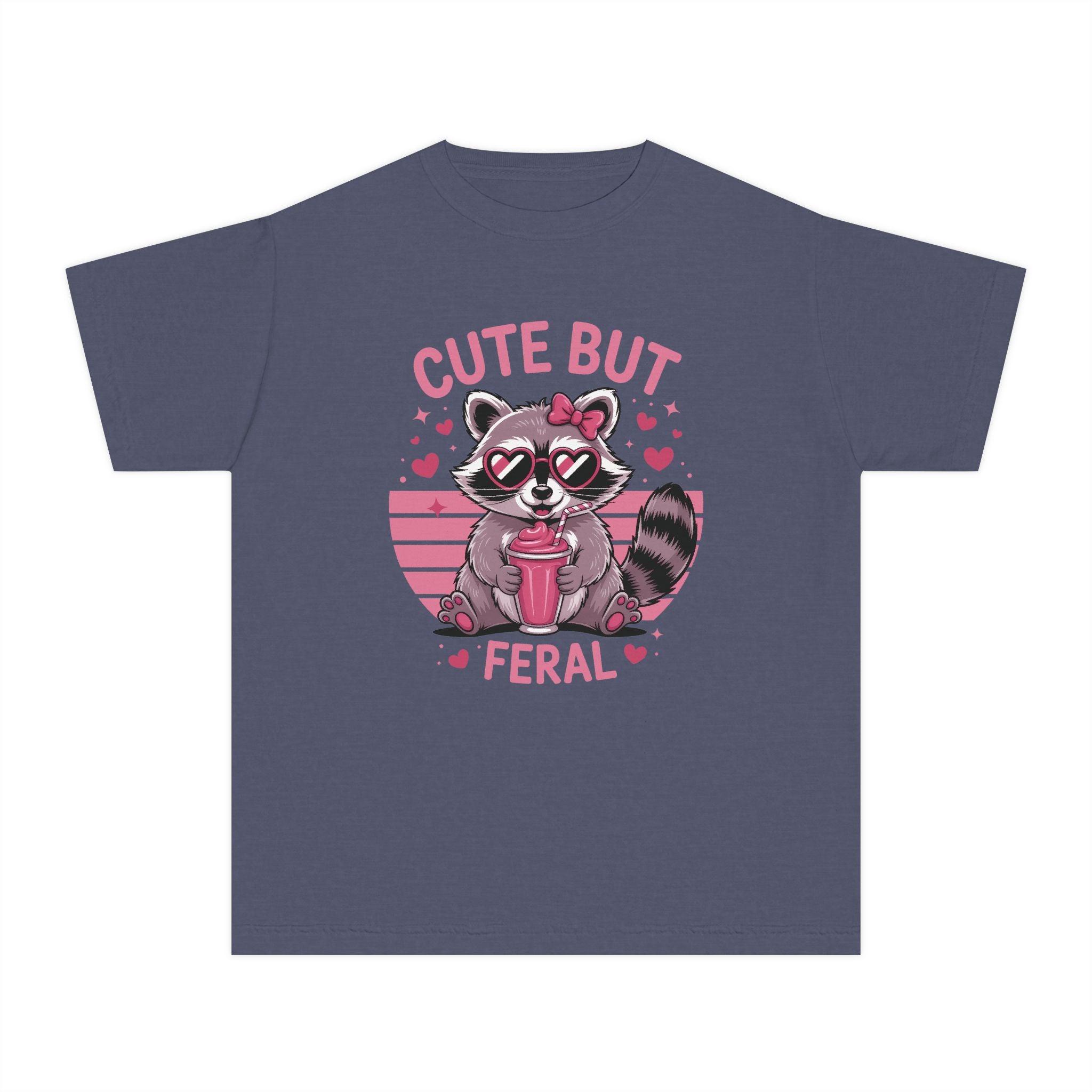Youth Graphic Girls T-Shirt - Cute But Feral | Kids clothes by atgodanddesigns