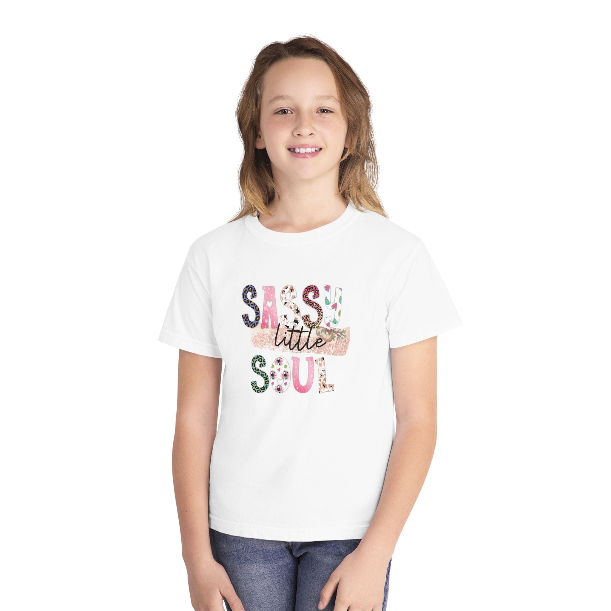 Youth Graphic Girls T-Shirt - Sassy Little Soul | Kids clothes by atgodanddesigns