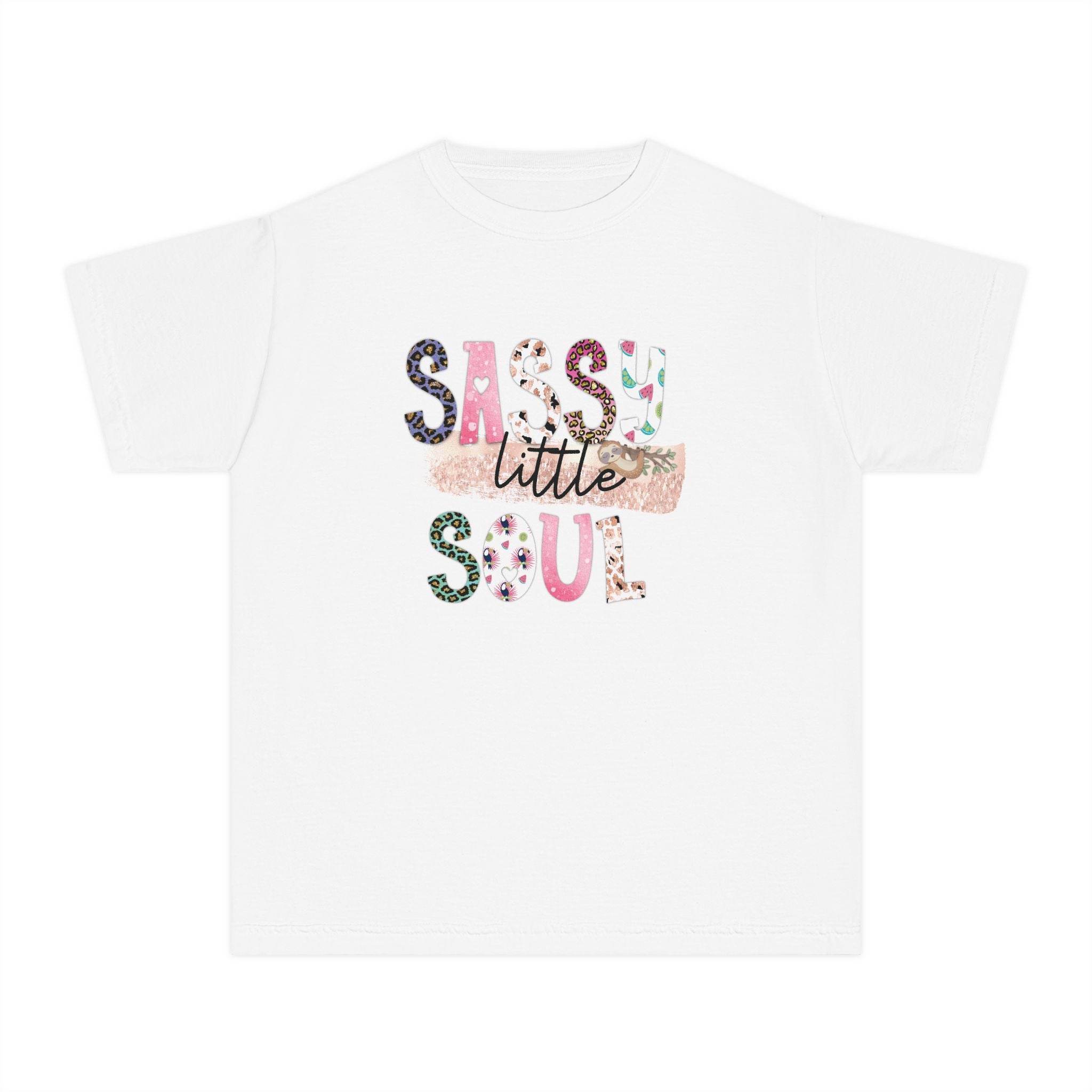 Youth Graphic Girls T-Shirt - Sassy Little Soul | Kids clothes by atgodanddesigns