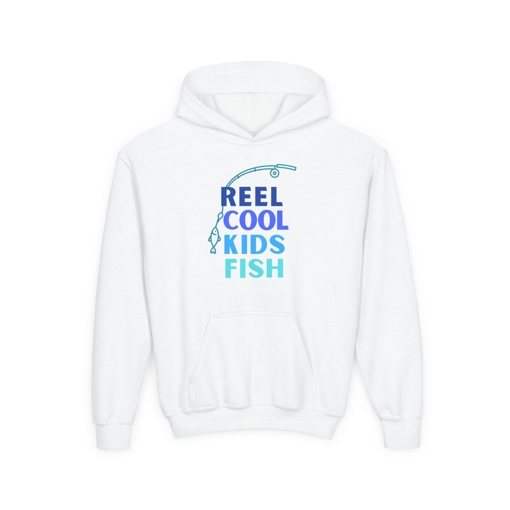 Youth Graphic Hooded Sweatshirt - Reel Cool Kids Fish | Kids clothes by atgodanddesigns