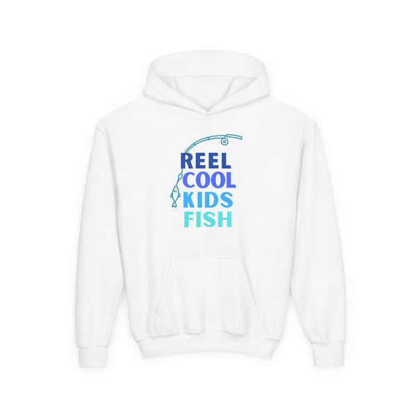 Youth Graphic Hooded Sweatshirt - Reel Cool Kids Fish | Kids clothes by atgodanddesigns