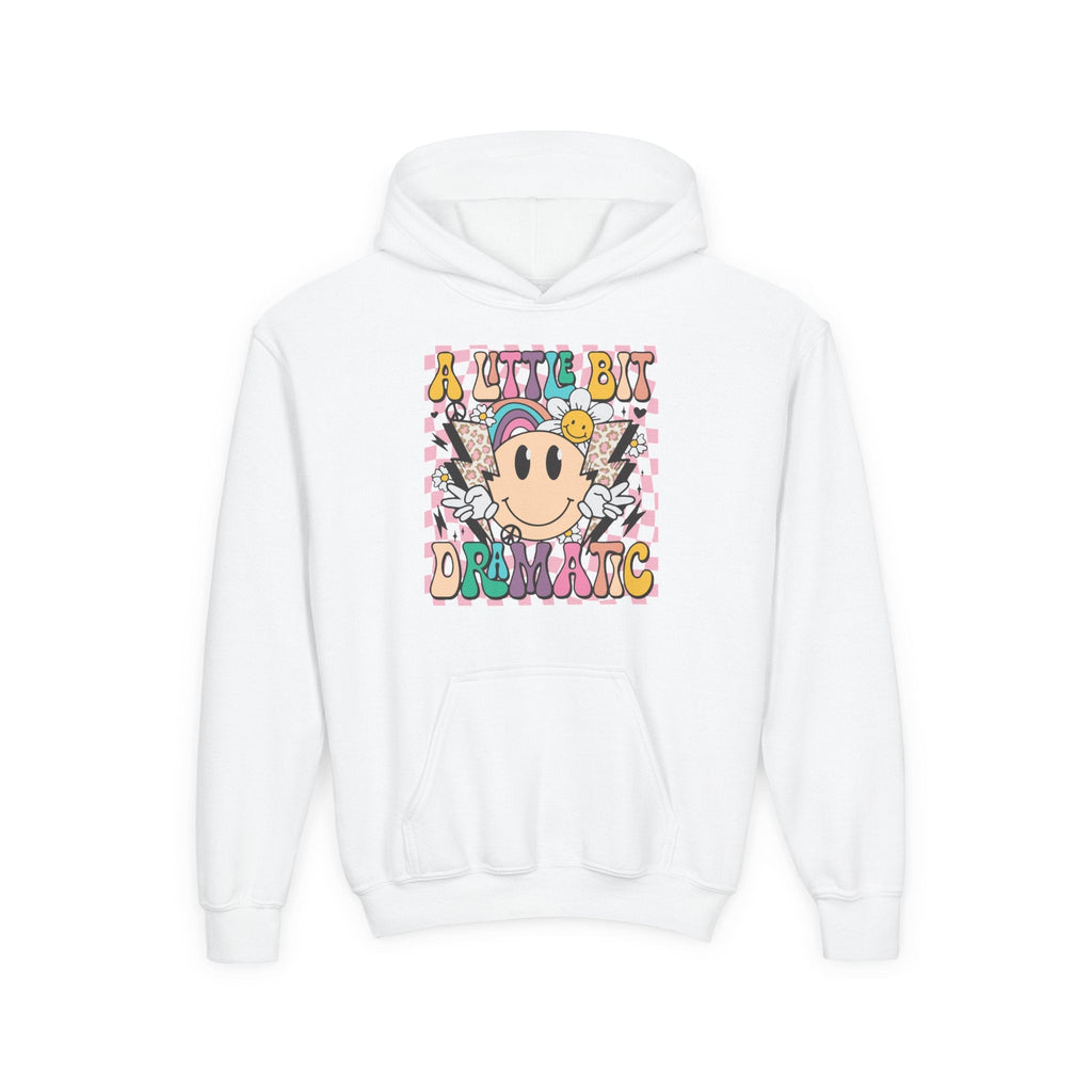 Youth Graphic Hoodie - A Little Bit Dramatic | Kids clothes by atgodanddesigns
