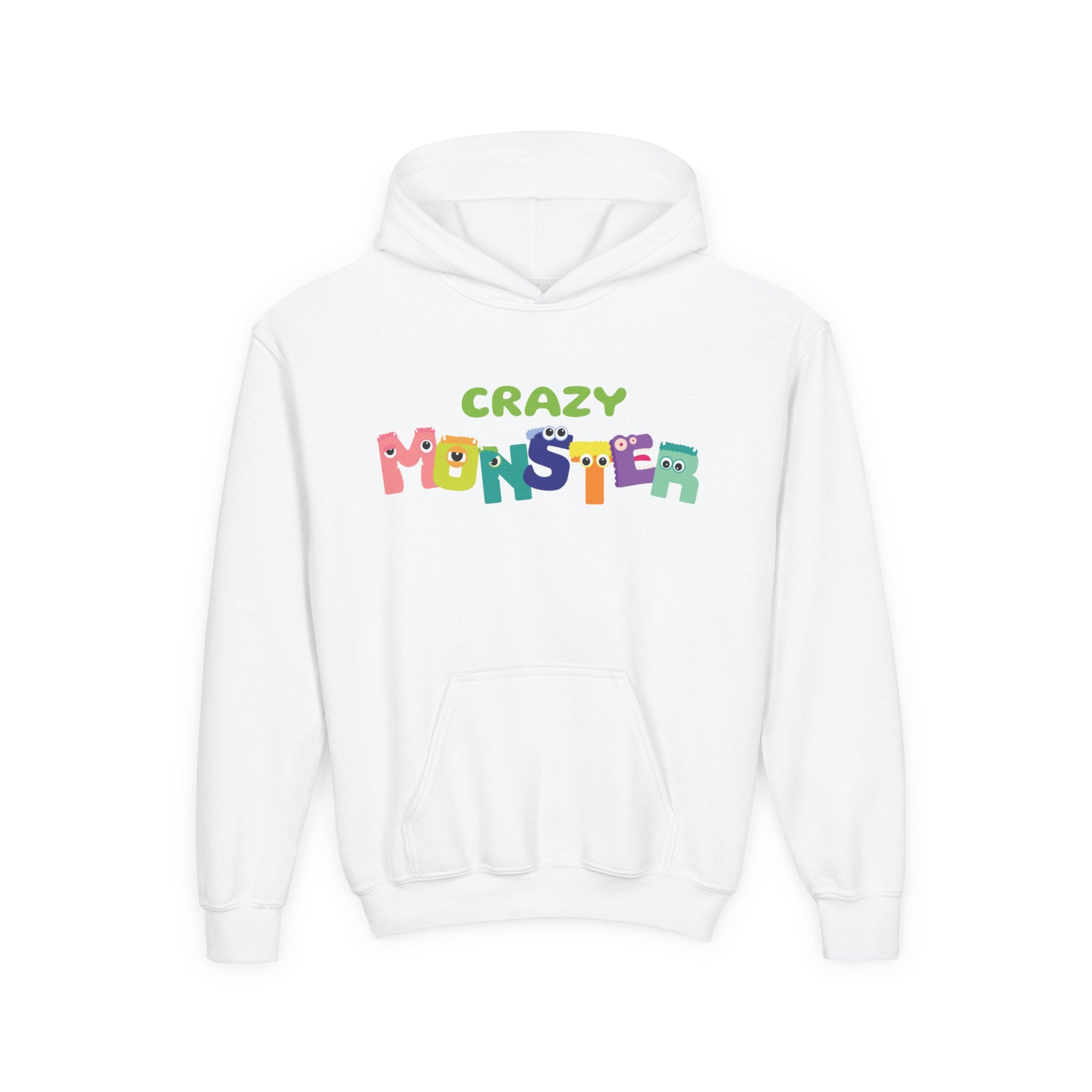 Youth Graphic Hoodie - Crazy Monster | Kids clothes by atgodanddesigns