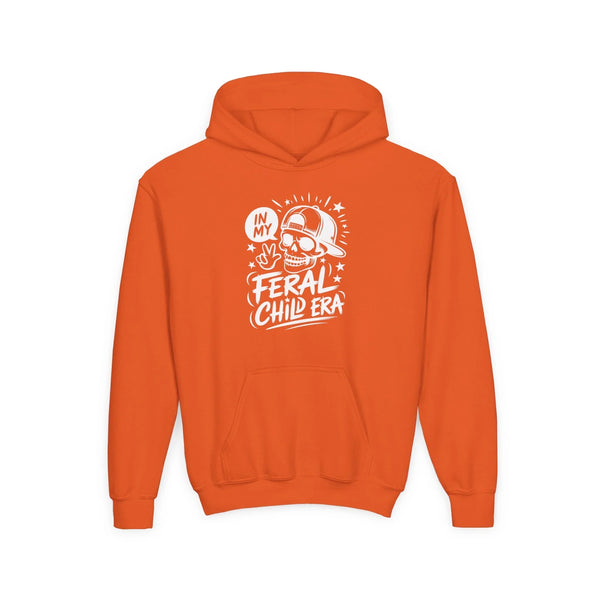 Youth Graphic Hoodie - In My Feral Child Era | Kids clothes by atgodanddesigns