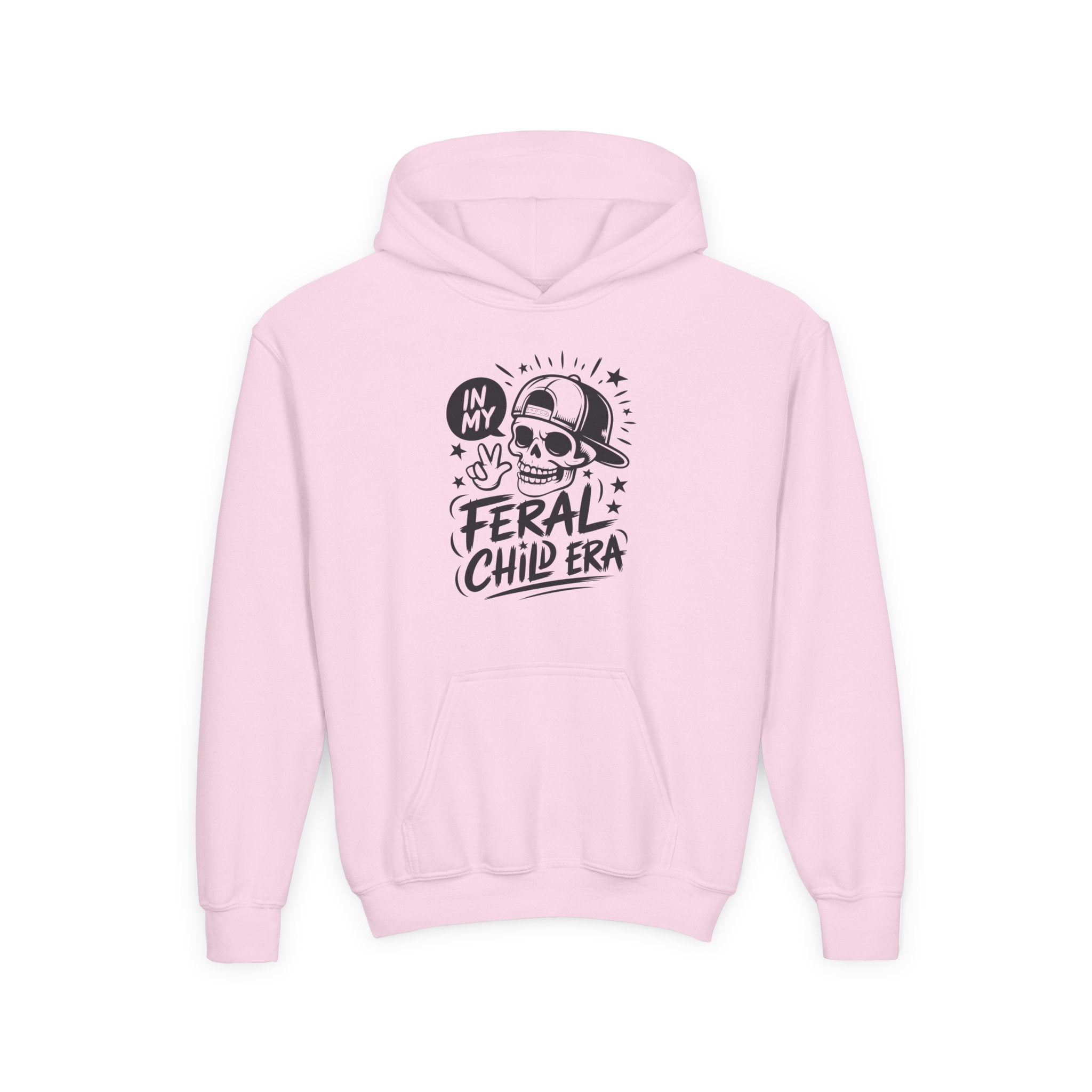 Youth Graphic Hoodie - In My Feral Child Era | Kids clothes by atgodanddesigns