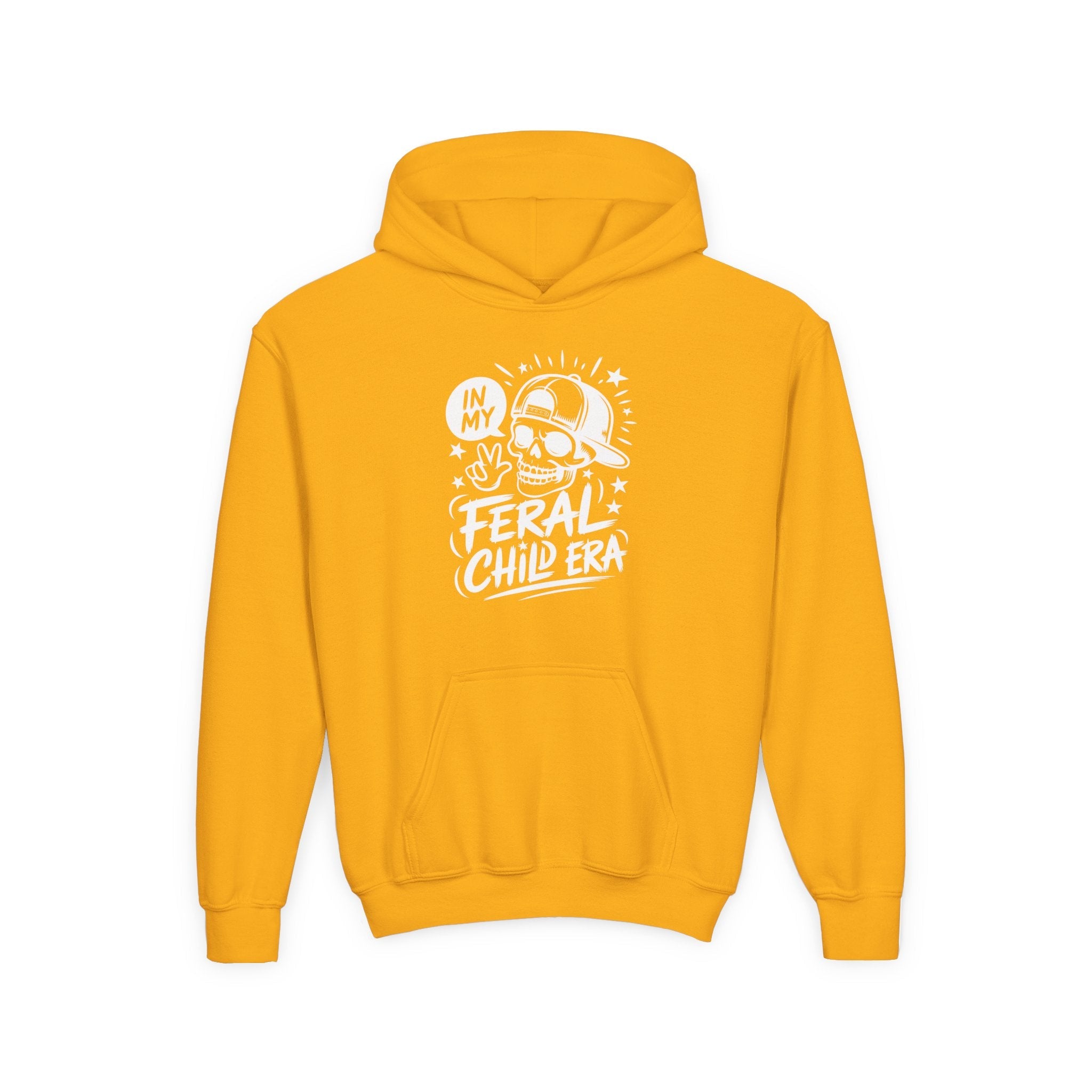 Youth Graphic Hoodie - In My Feral Child Era | Kids clothes by atgodanddesigns
