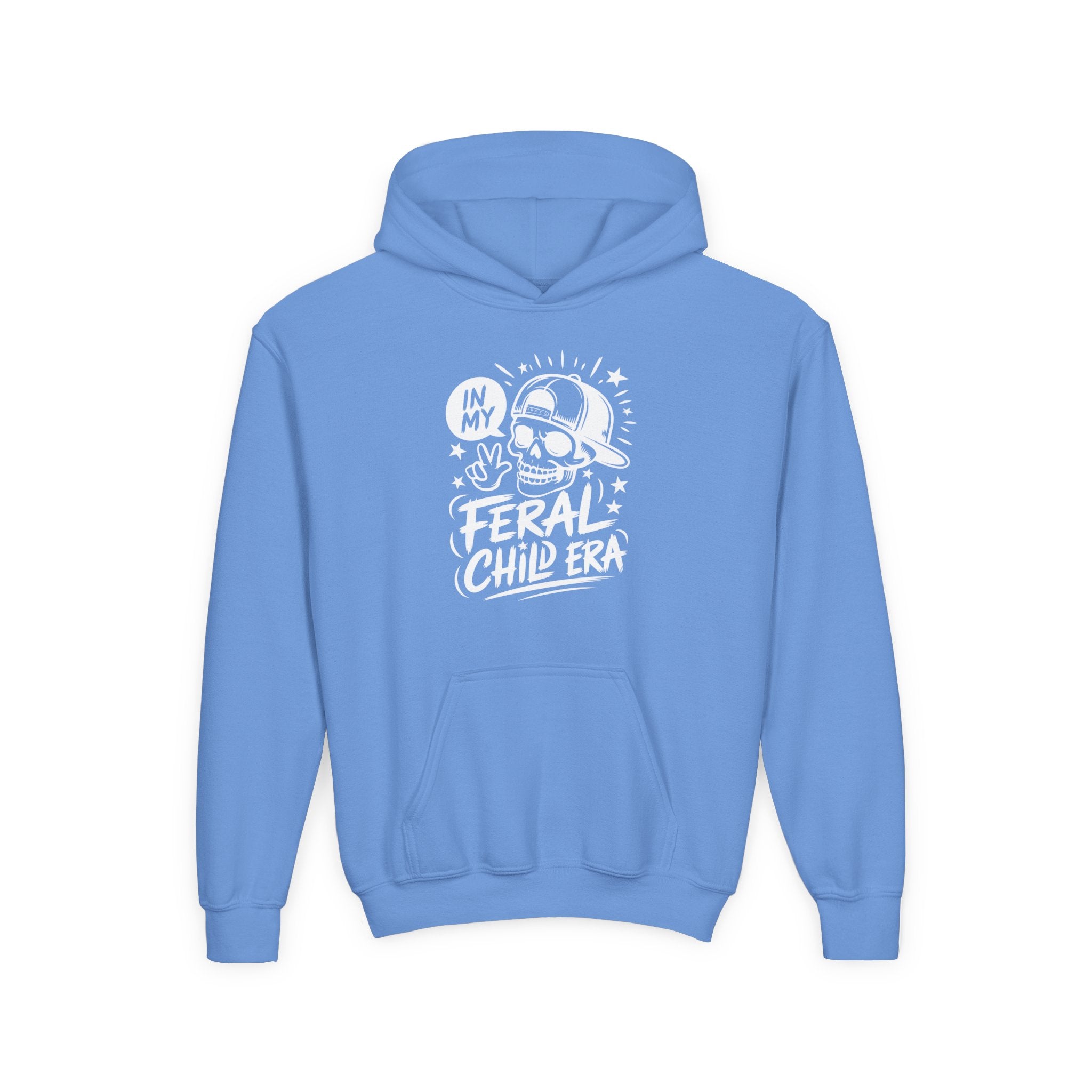 Youth Graphic Hoodie - In My Feral Child Era | Kids clothes by atgodanddesigns