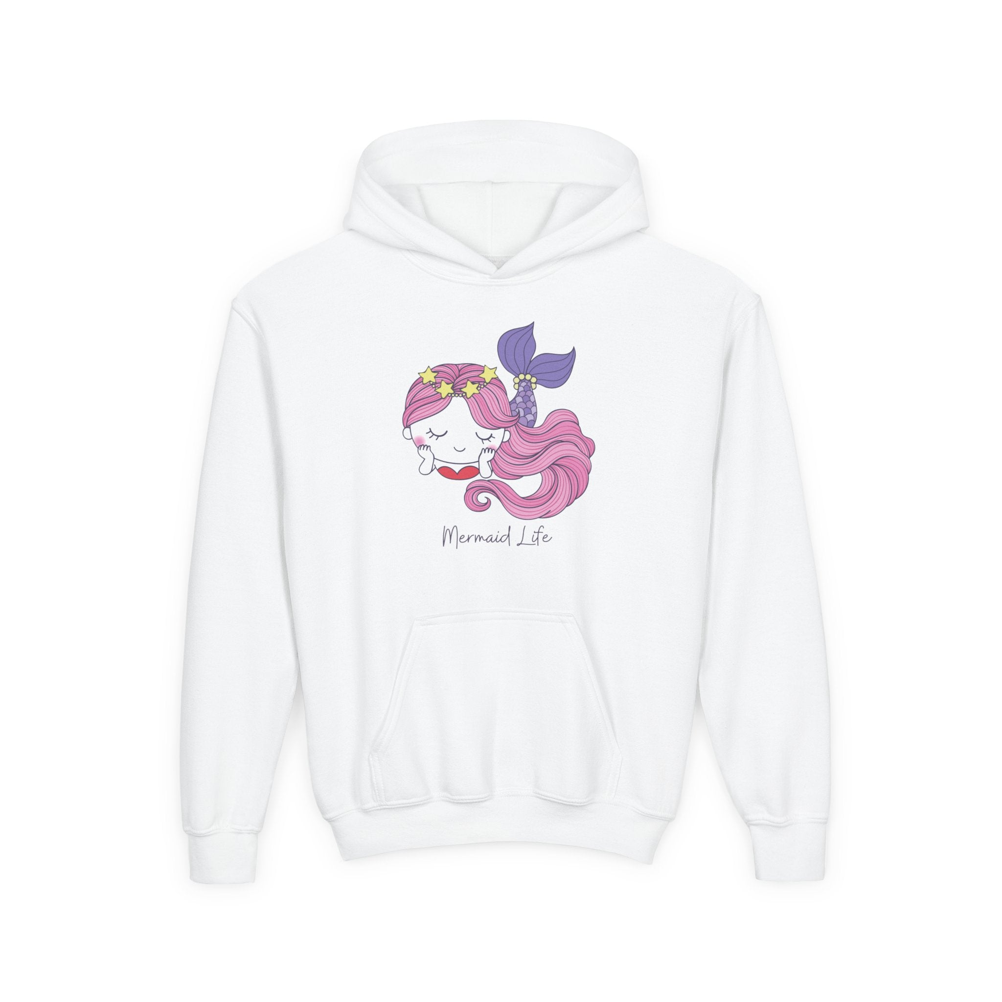 Youth Graphic Hoodie - Mermaid Life | Kids clothes by atgodanddesigns