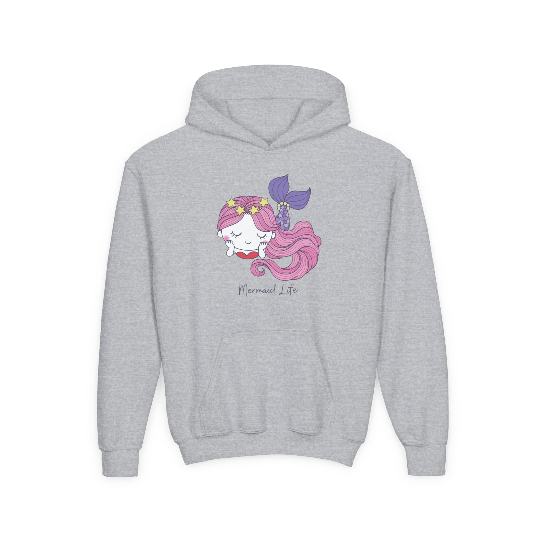 Youth Graphic Hoodie - Mermaid Life | Kids clothes by atgodanddesigns