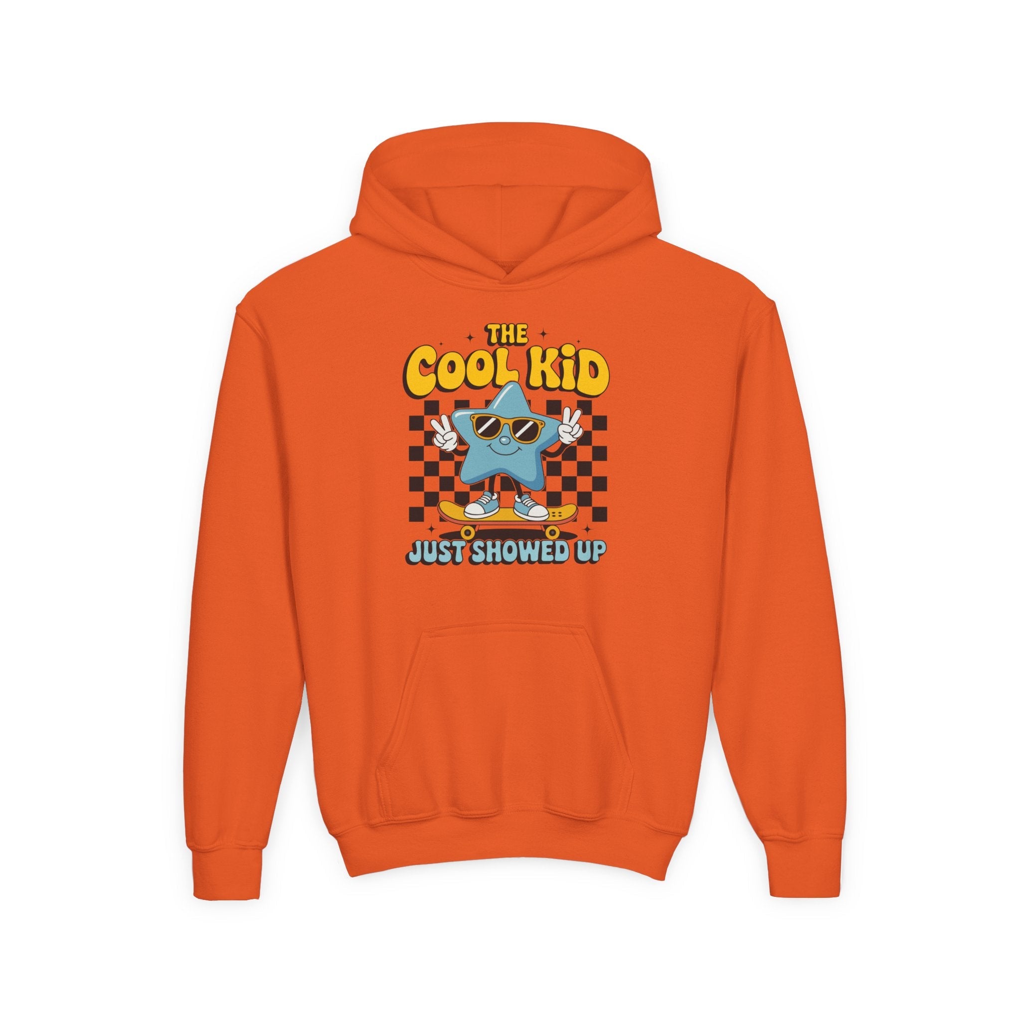 Youth Graphic Hoodie - The Cool Kid Just Showed Up | Kids clothes by atgodanddesigns