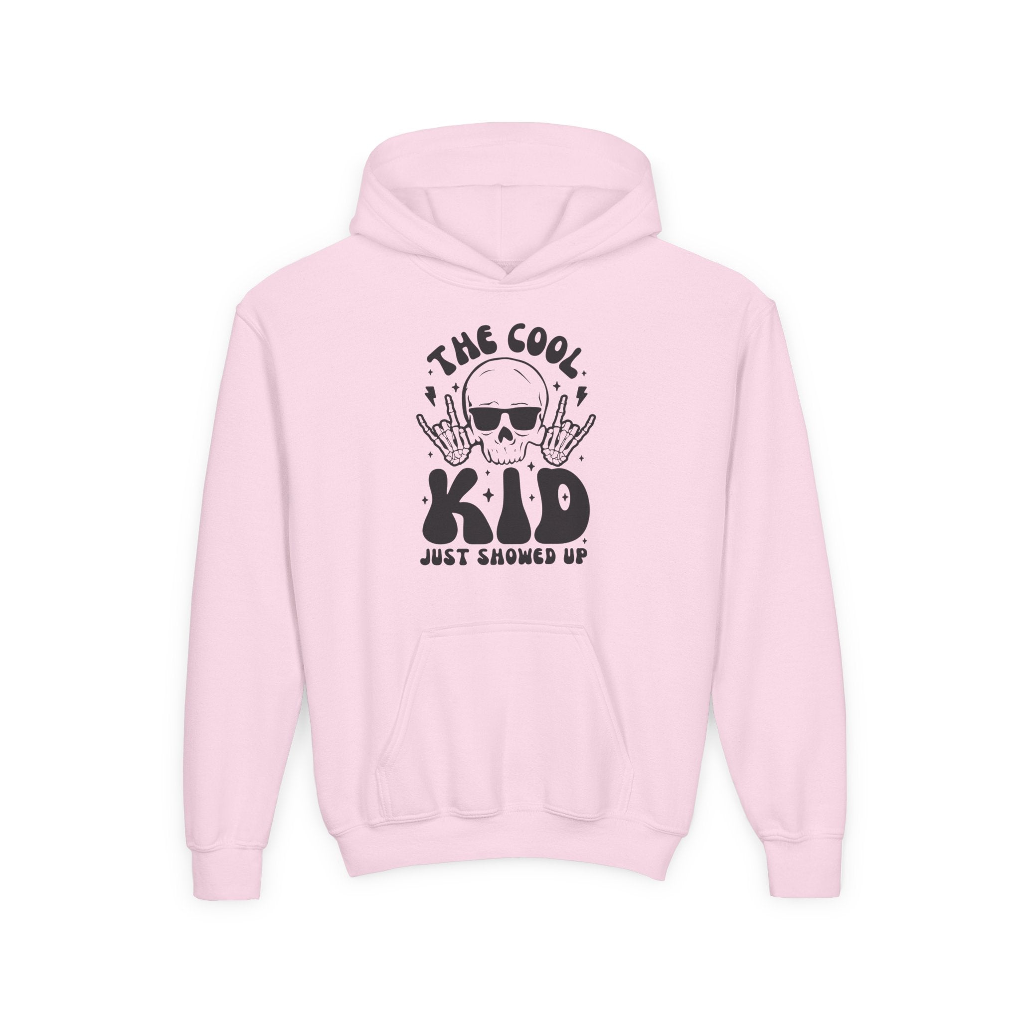 Youth Graphic Hoodie - The Cool Kid Just Showed Up | Kids clothes by atgodanddesigns