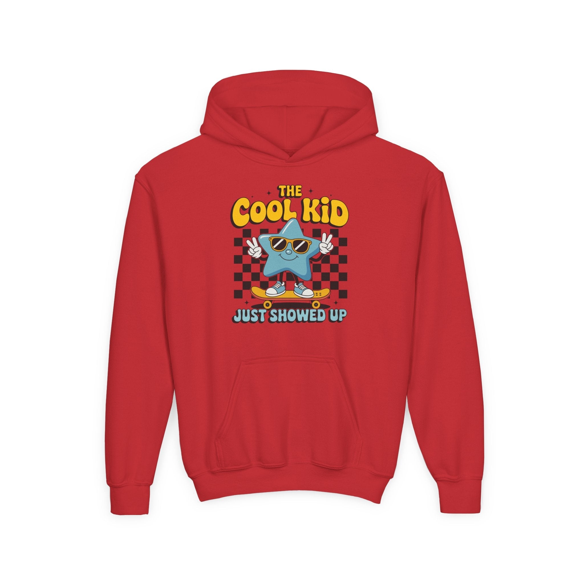 Youth Graphic Hoodie - The Cool Kid Just Showed Up | Kids clothes by atgodanddesigns