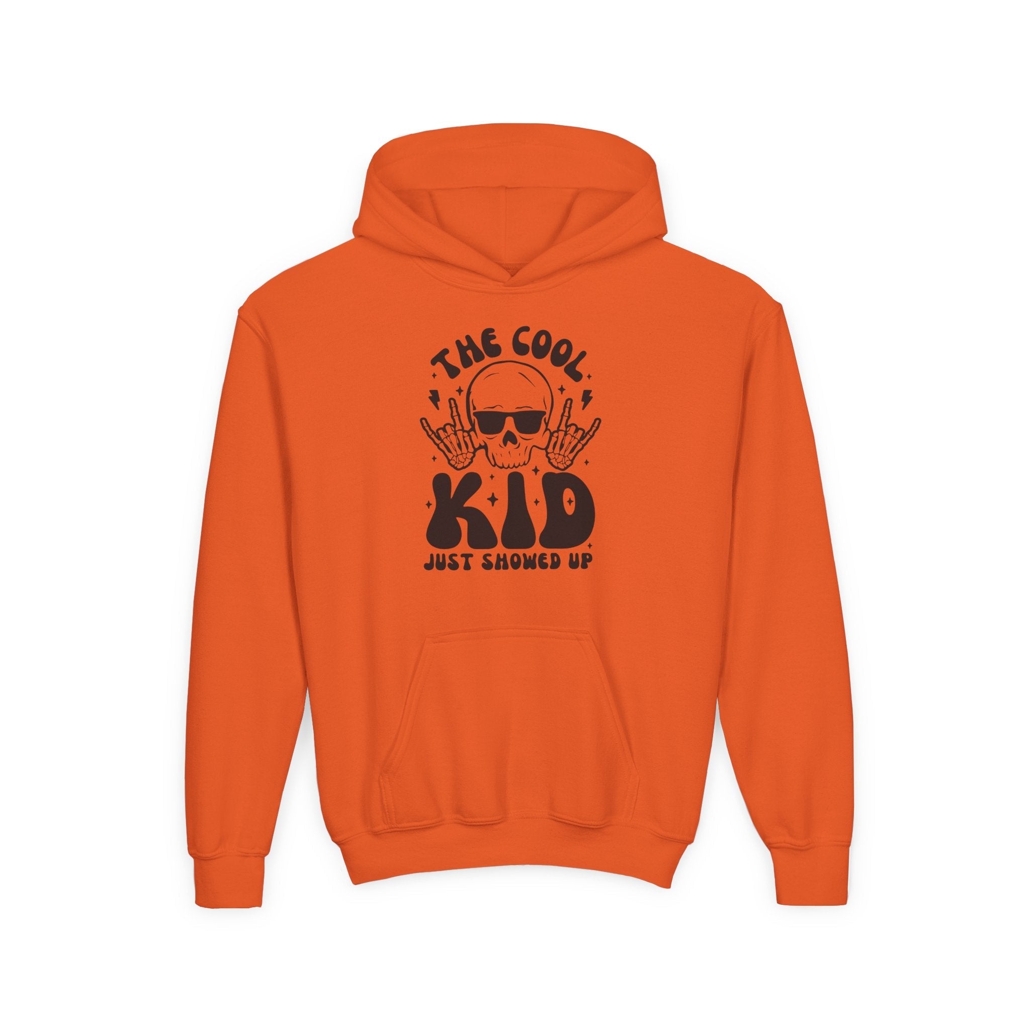 Youth Graphic Hoodie - The Cool Kid Just Showed Up | Kids clothes by atgodanddesigns