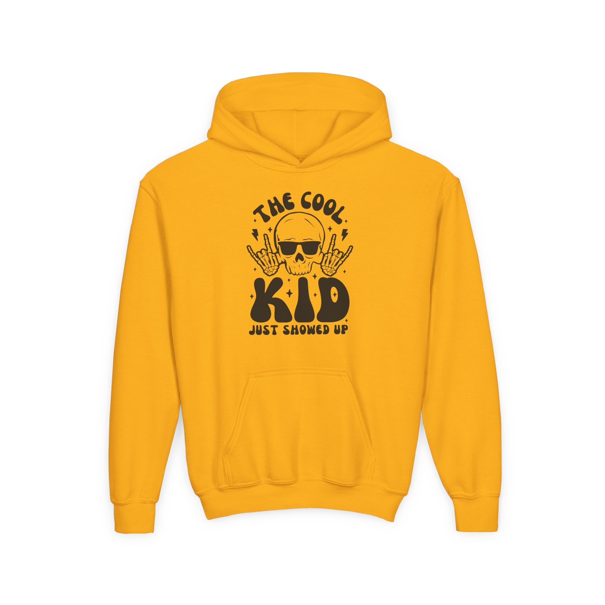 Youth Graphic Hoodie - The Cool Kid Just Showed Up | Kids clothes by atgodanddesigns