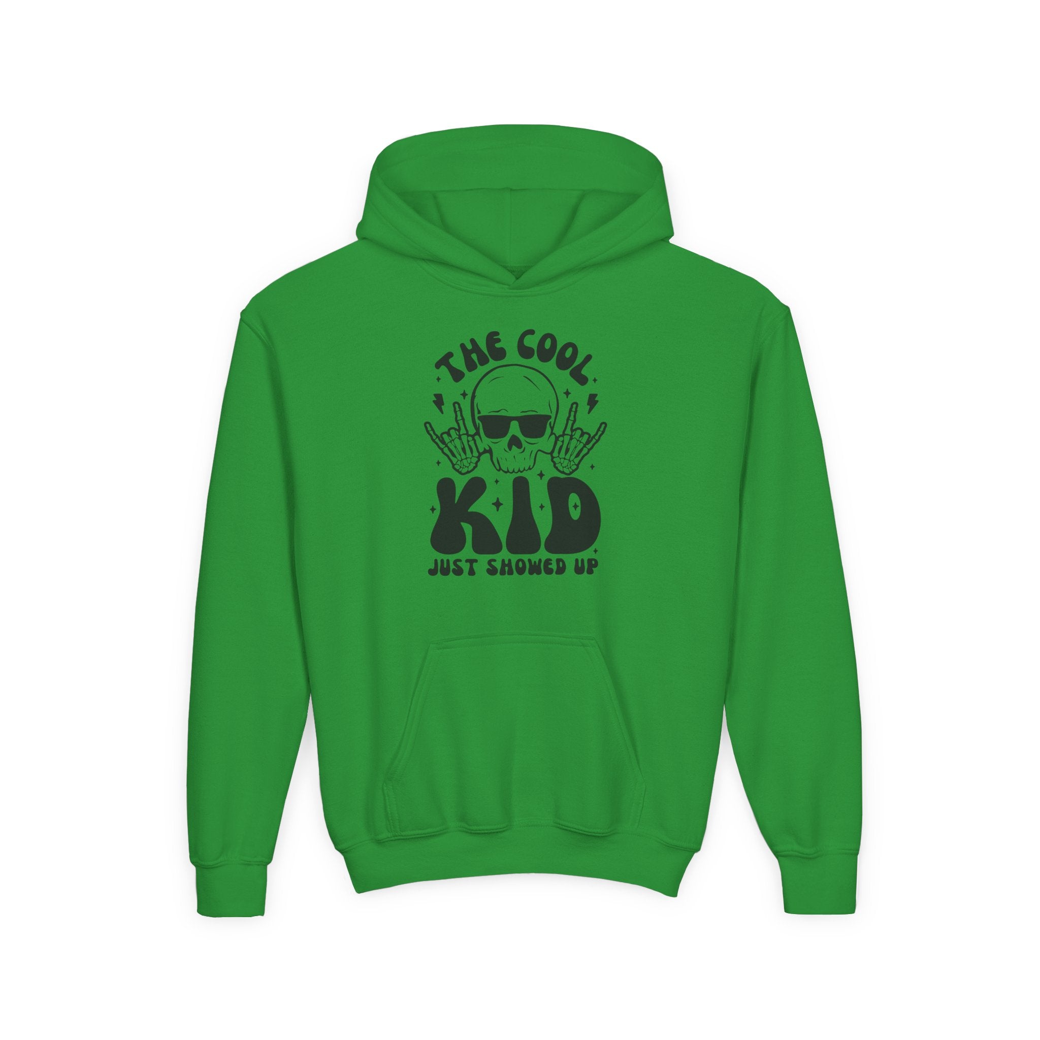 Youth Graphic Hoodie - The Cool Kid Just Showed Up | Kids clothes by atgodanddesigns