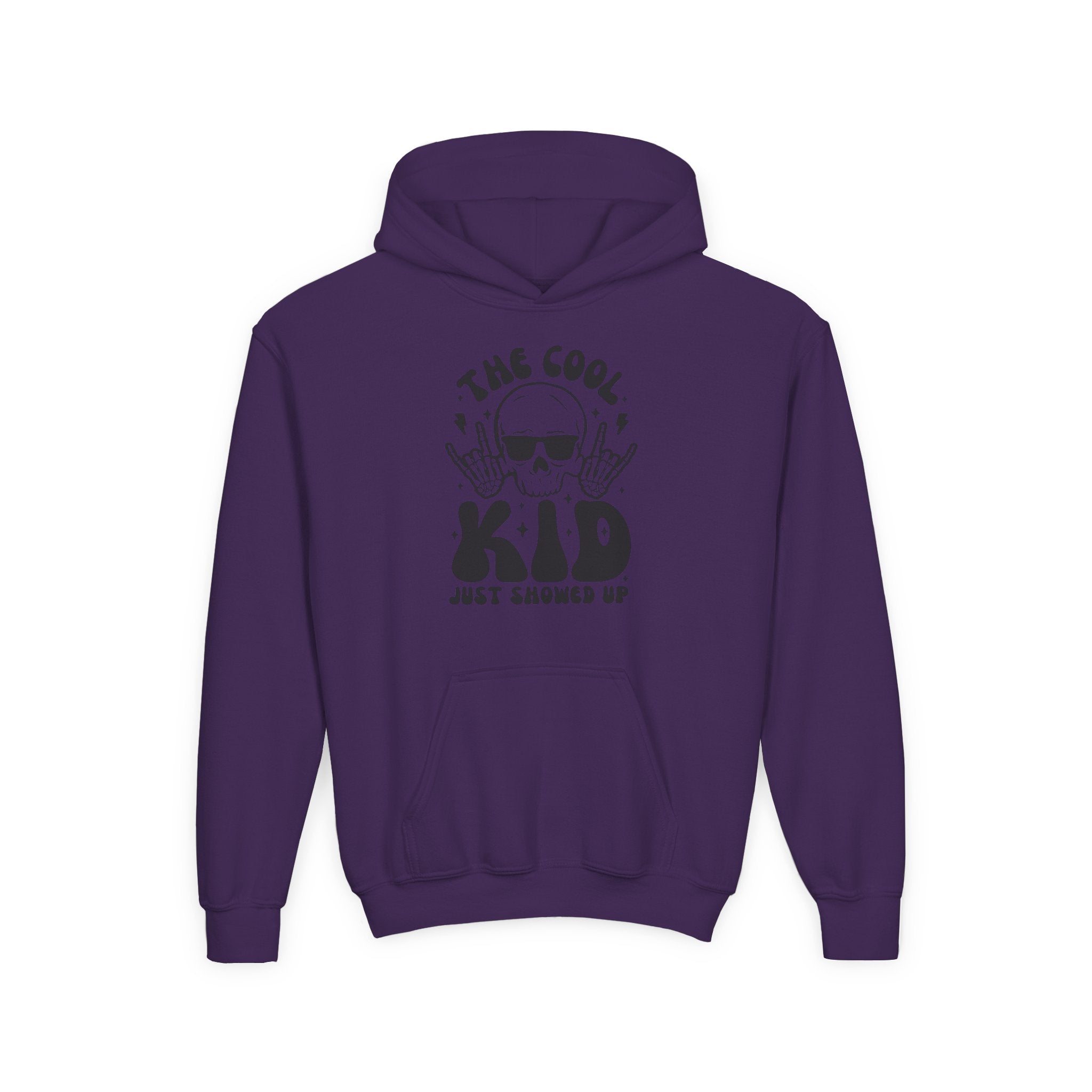 Youth Graphic Hoodie - The Cool Kid Just Showed Up | Kids clothes by atgodanddesigns