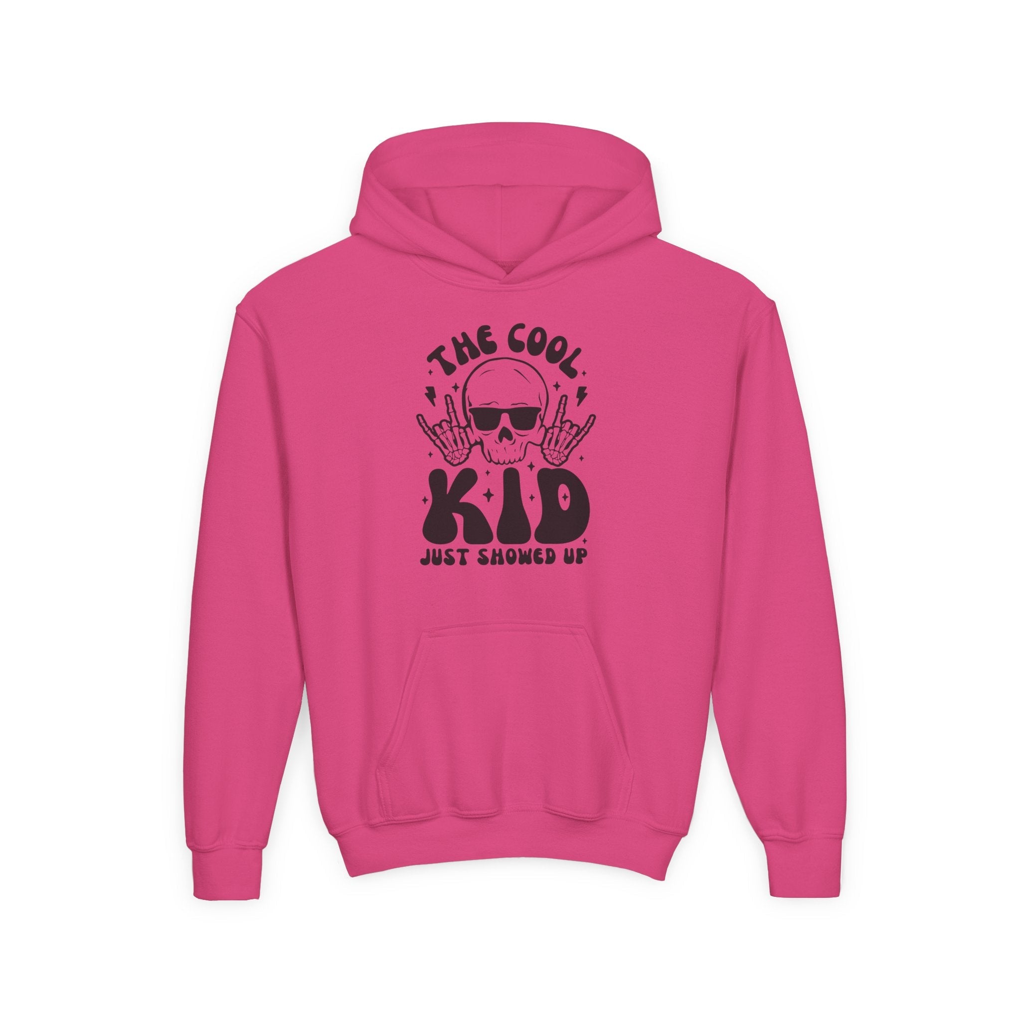 Youth Graphic Hoodie - The Cool Kid Just Showed Up | Kids clothes by atgodanddesigns
