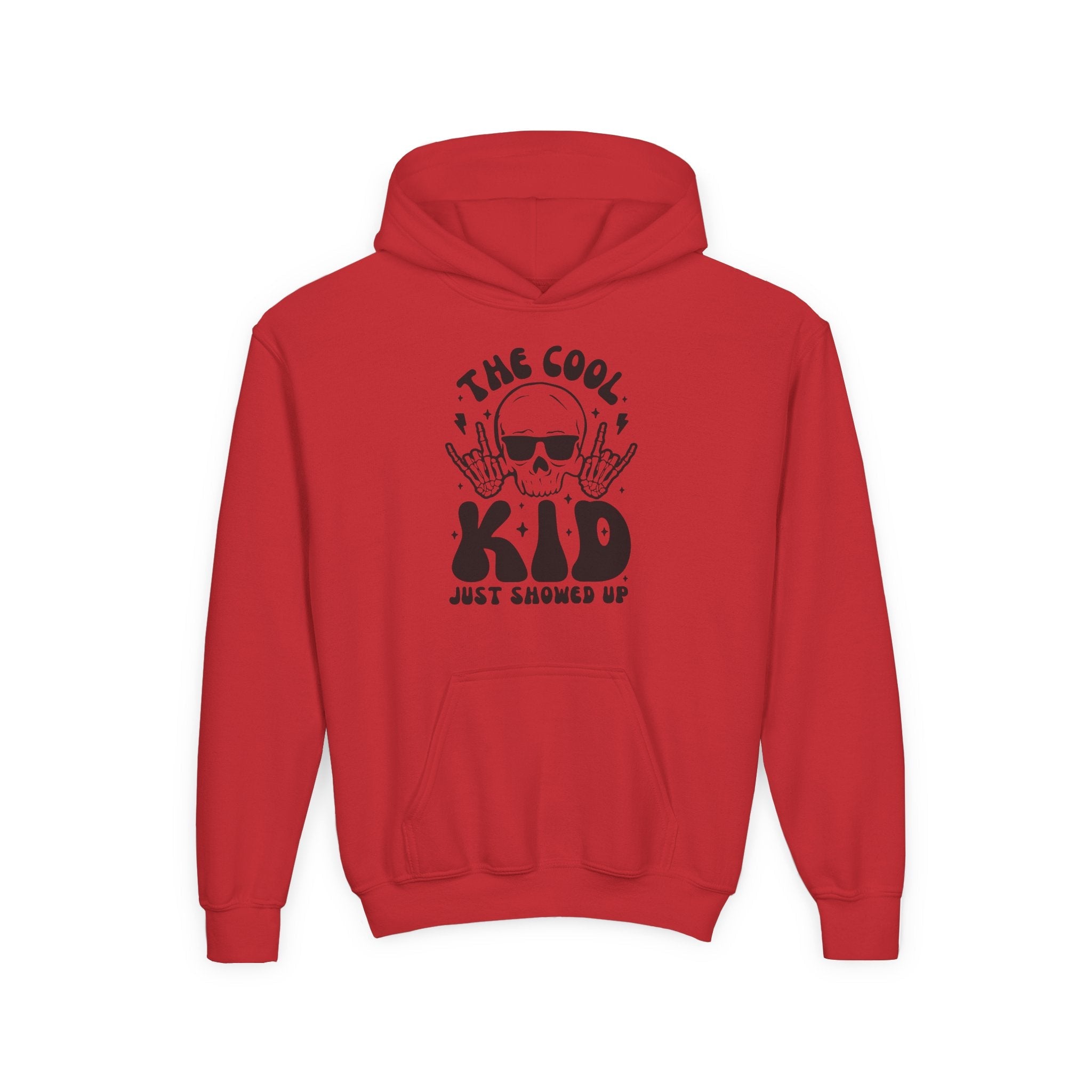 Youth Graphic Hoodie - The Cool Kid Just Showed Up | Kids clothes by atgodanddesigns