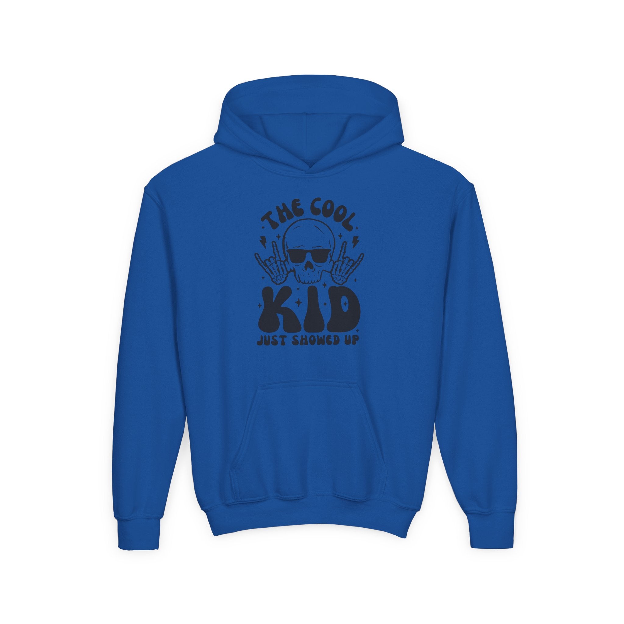 Youth Graphic Hoodie - The Cool Kid Just Showed Up | Kids clothes by atgodanddesigns