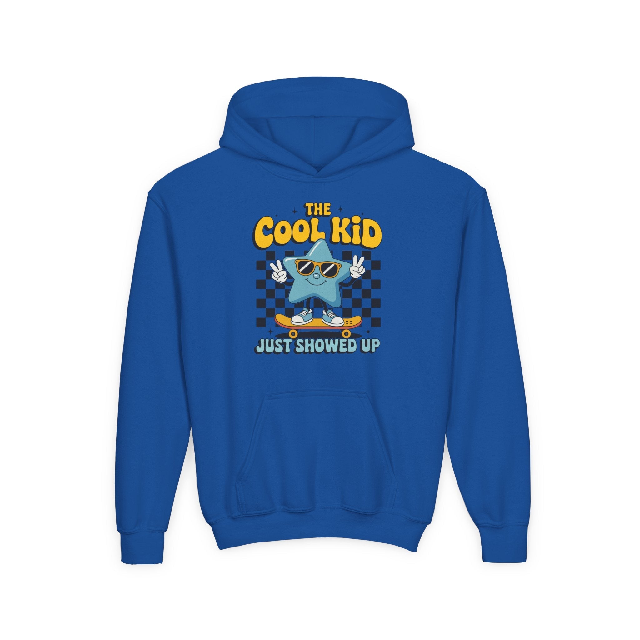 Youth Graphic Hoodie - The Cool Kid Just Showed Up | Kids clothes by atgodanddesigns