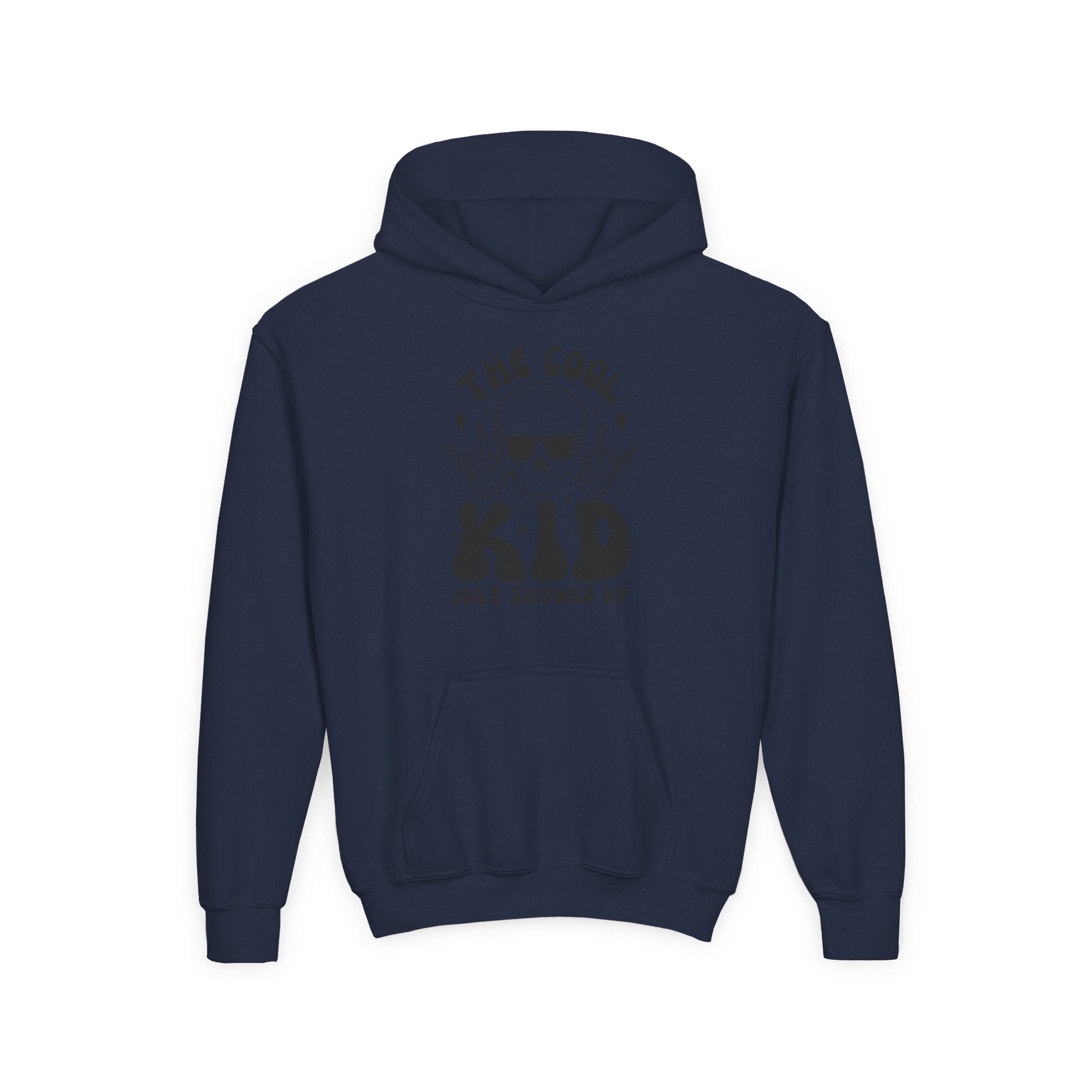 Youth Graphic Hoodie - The Cool Kid Just Showed Up | Kids clothes by atgodanddesigns