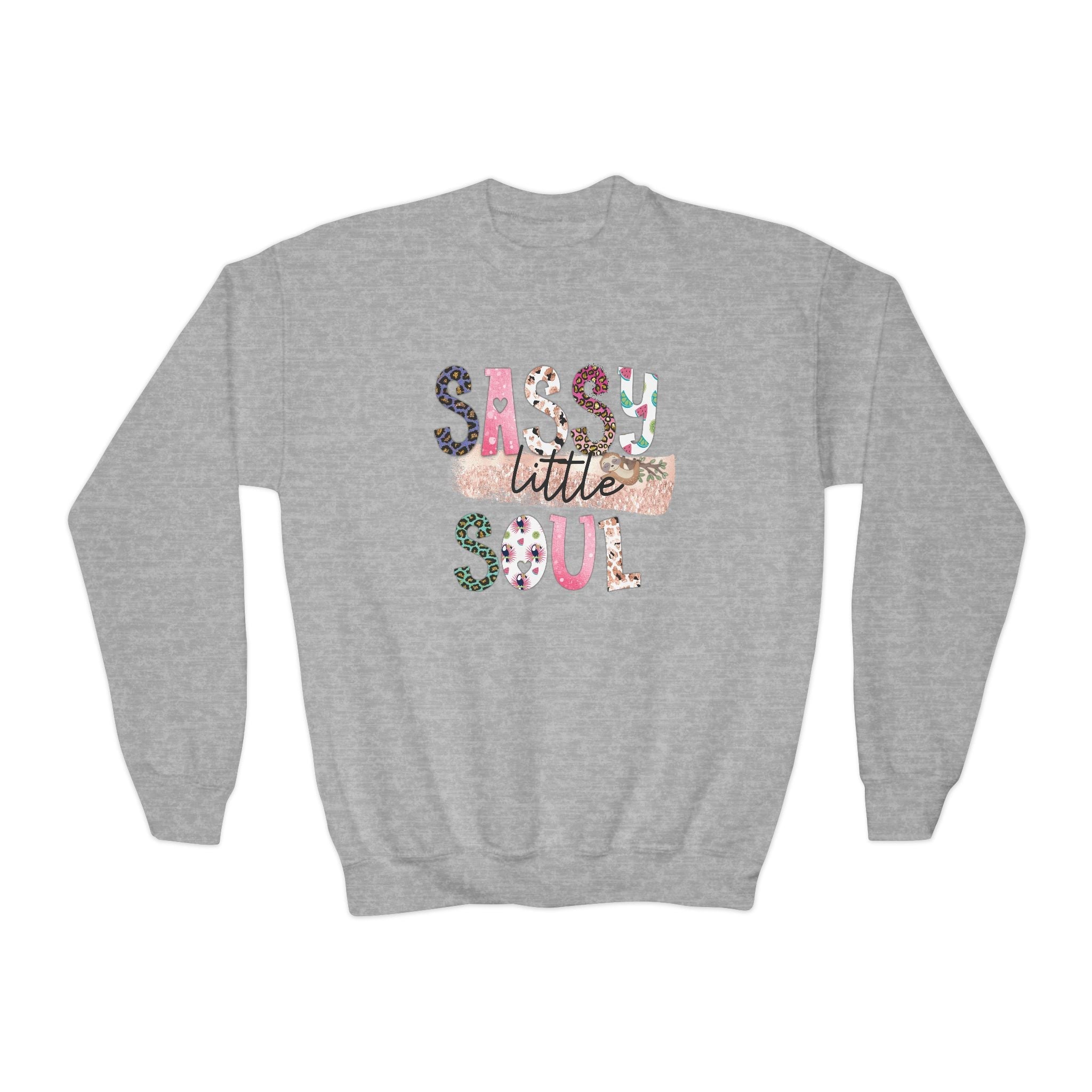 Youth Graphic Sweatshirt - Sassy Little Soul | Kids clothes by atgodanddesigns