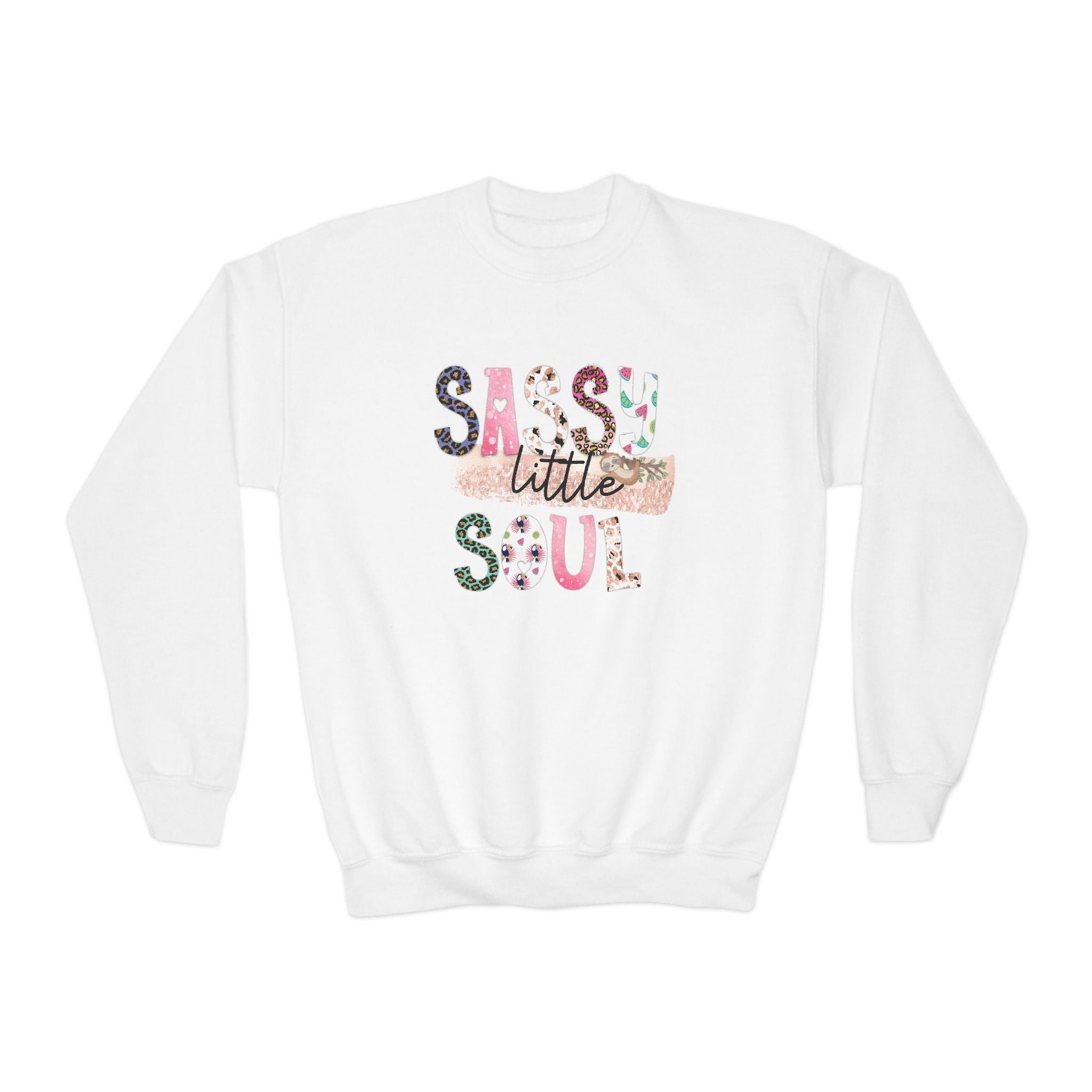 Youth Graphic Sweatshirt - Sassy Little Soul | Kids clothes by atgodanddesigns